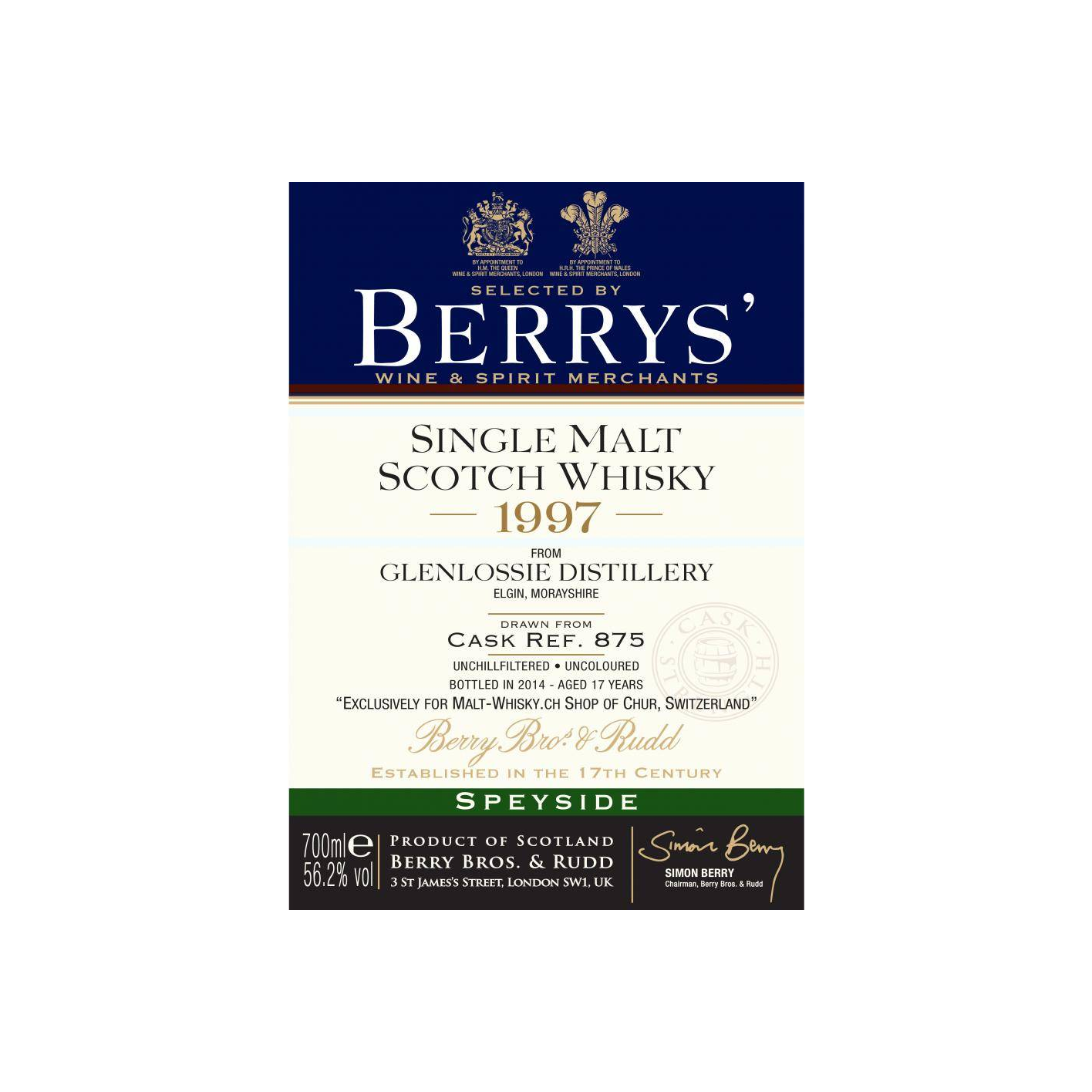 Glenlossie 1997 17 Years Single Malt Whisky