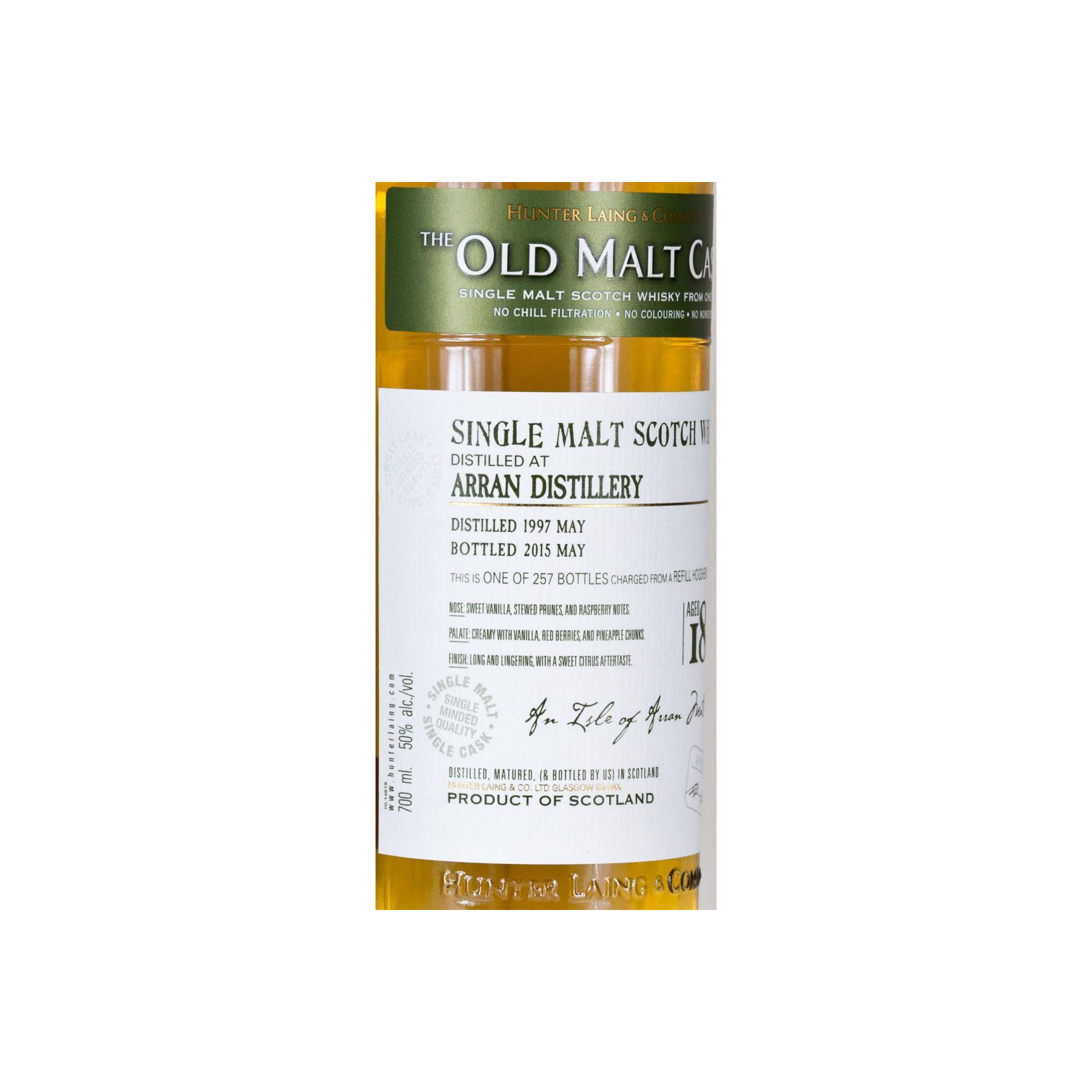 Arran Old Malt Cask 1997 18 Years Single Malt Whisky 2
