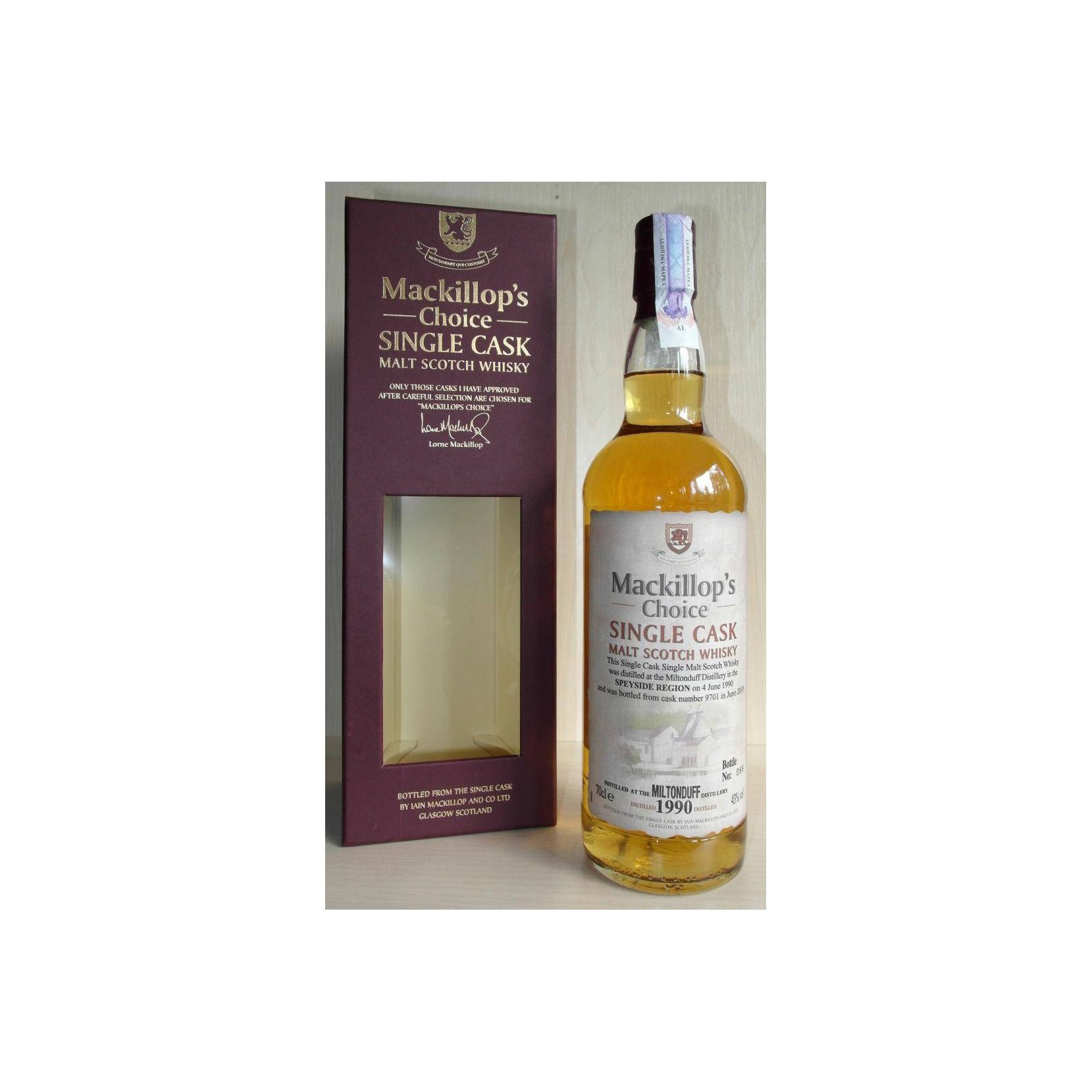 Miltonduff Single Cask 1990 20 Years Single Malt Whisky 2