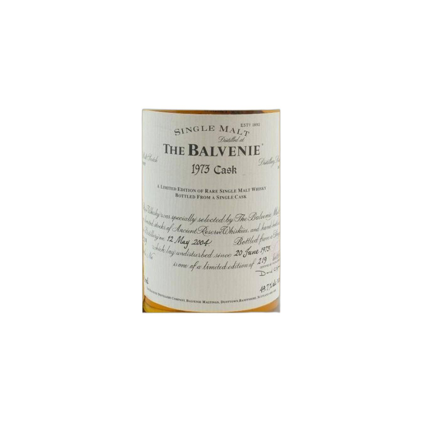The Balvenie 1973 30 Years Single Malt Whisky