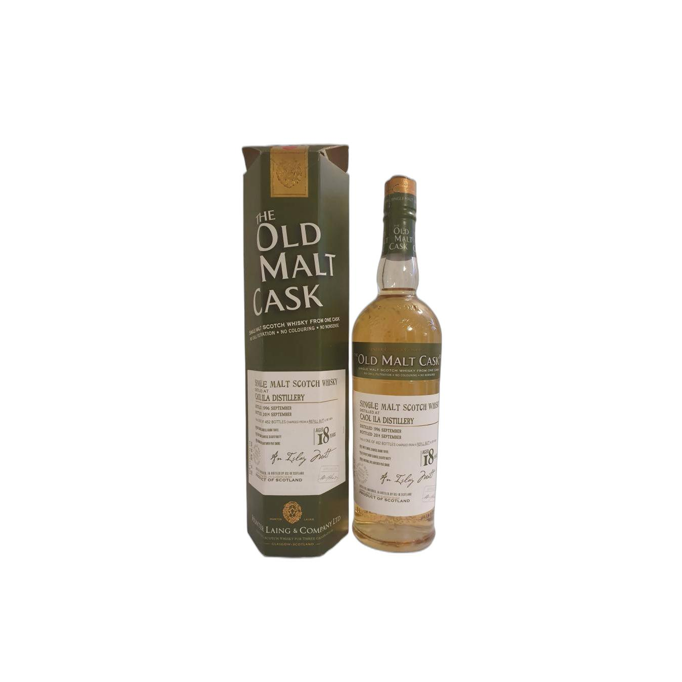 Caol Ila Old Malt Cask 1996 18 Years Single Malt Whisky 2