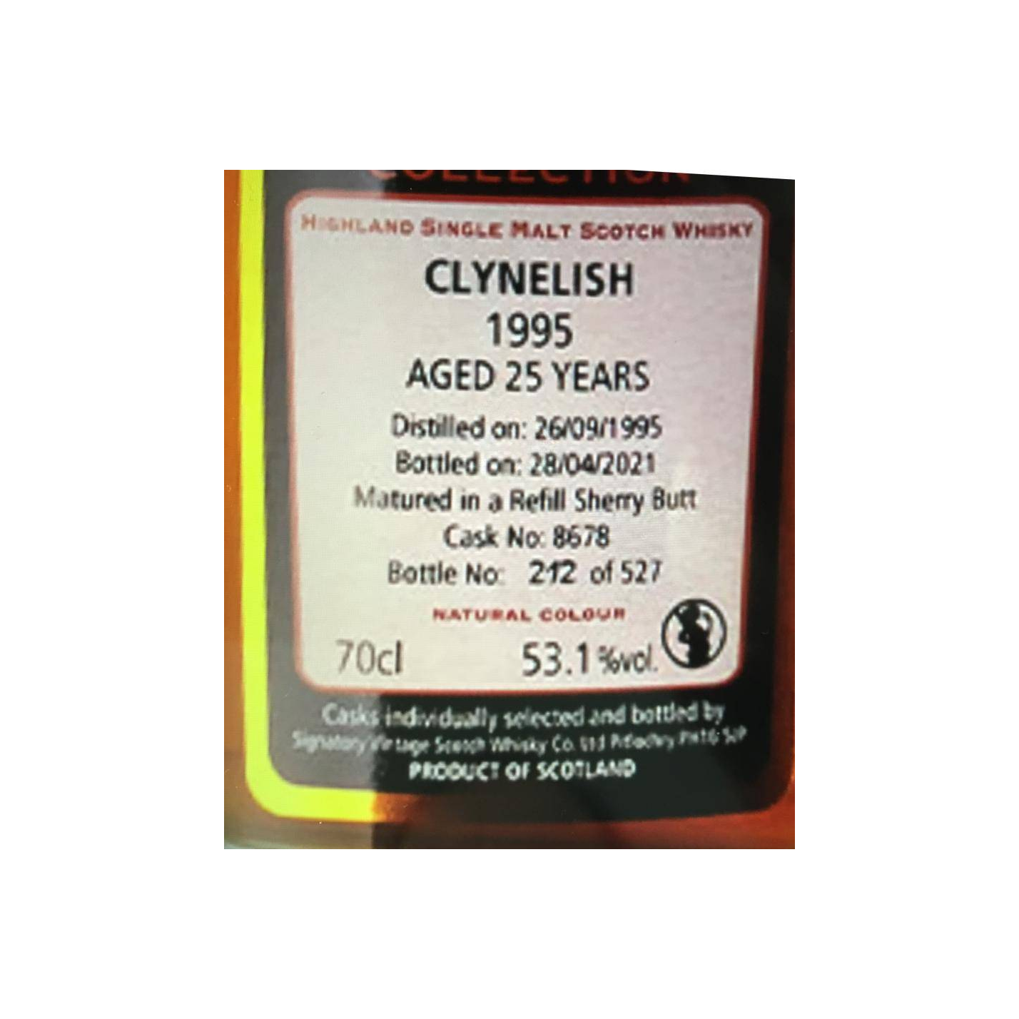Clynelish Cask Strength Collection 1995 25 Years Single Malt Whisky 3