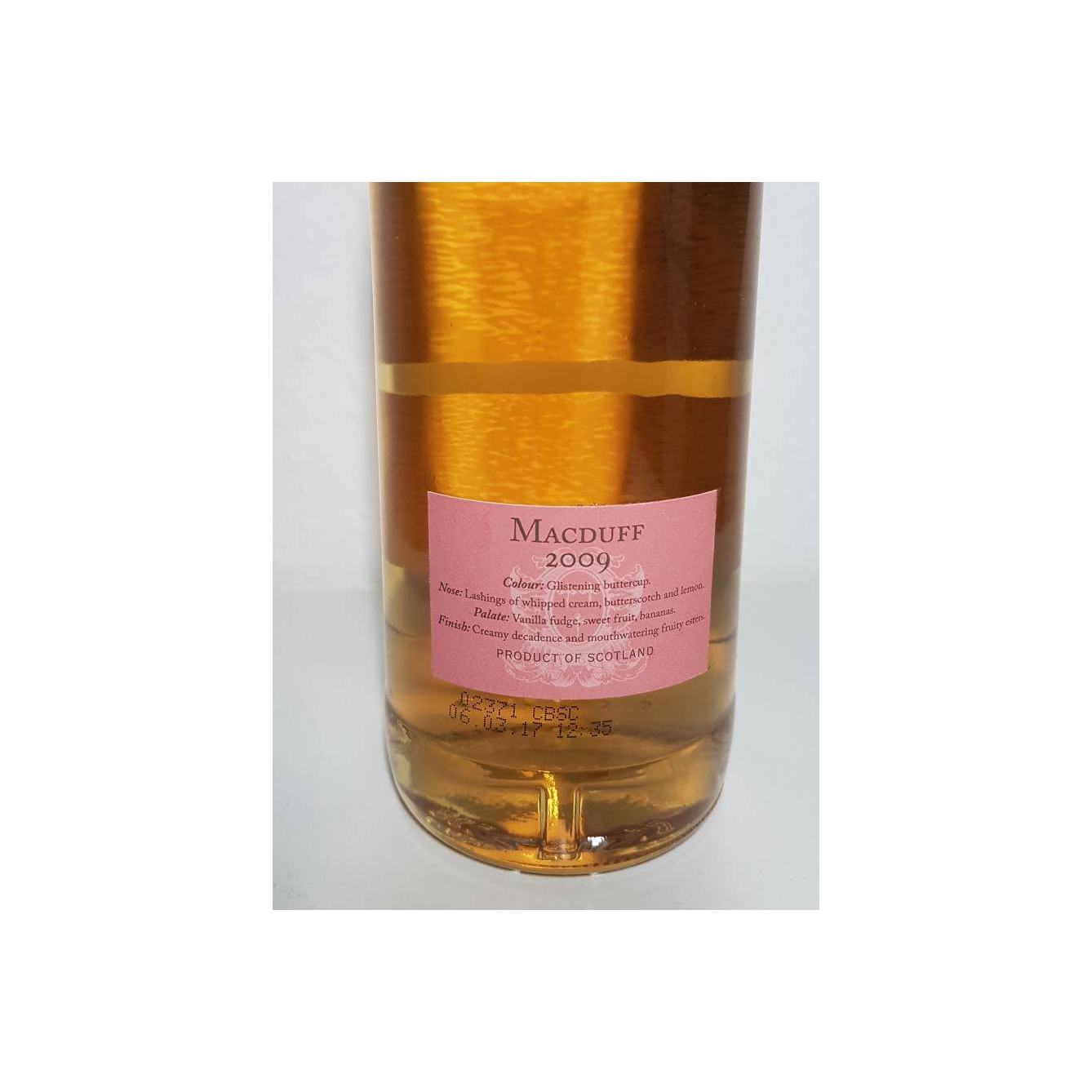 Macduff Individual Cask Bottling 2009 7 Years Single Malt Whisky 2