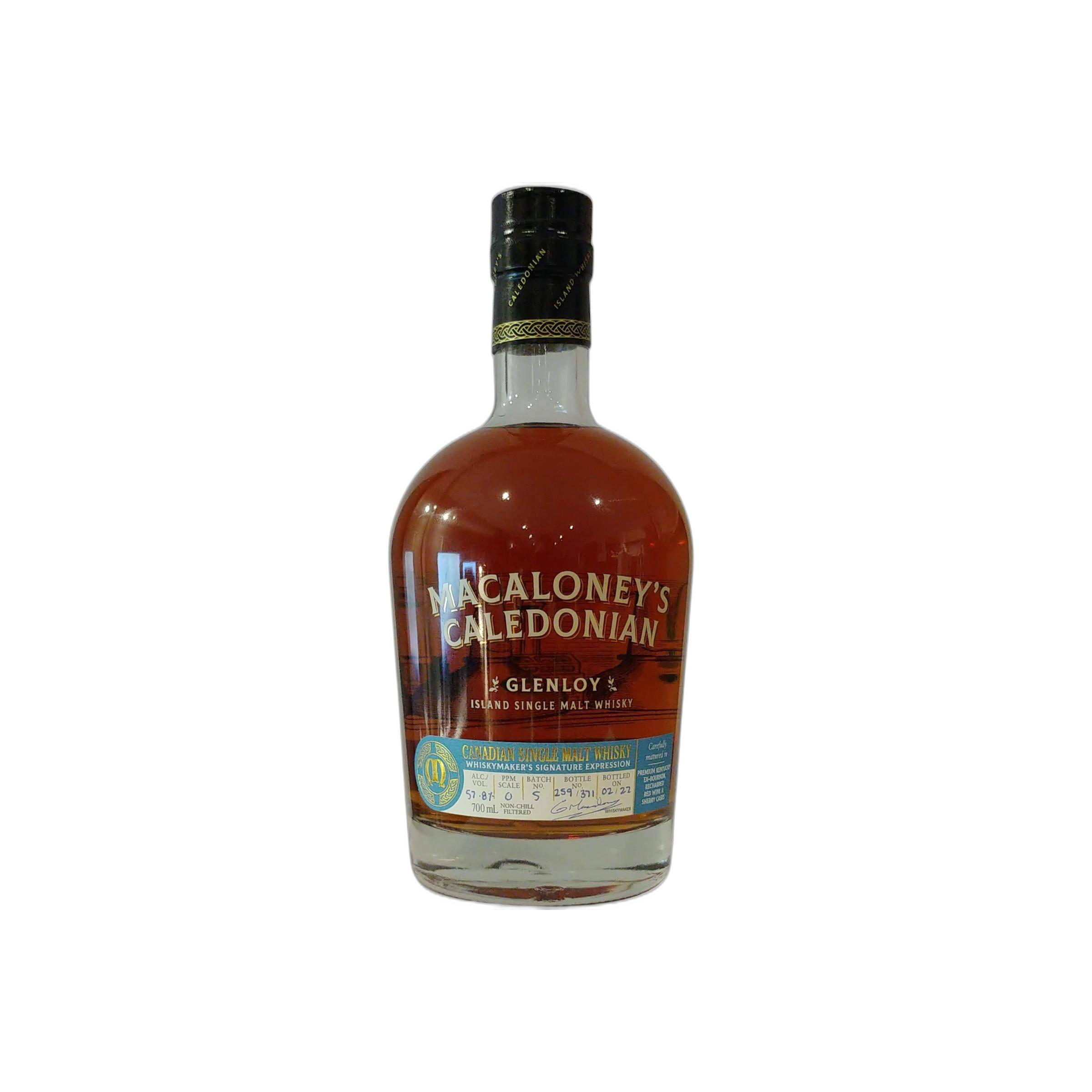 Macaloney's Cask Strength Collection Canadian Whisky