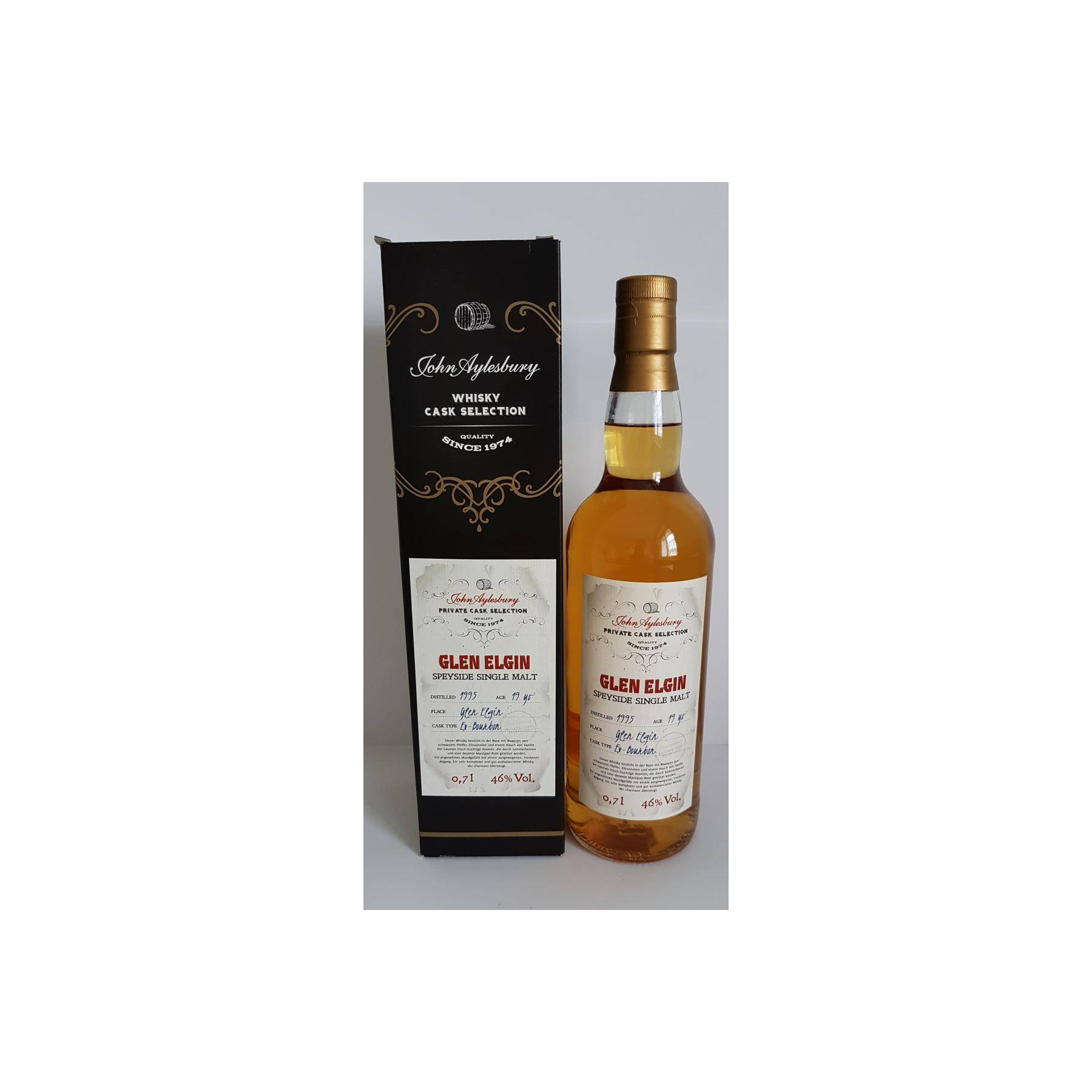 Glen Elgin 1995 19 Years Single Malt Whisky 2
