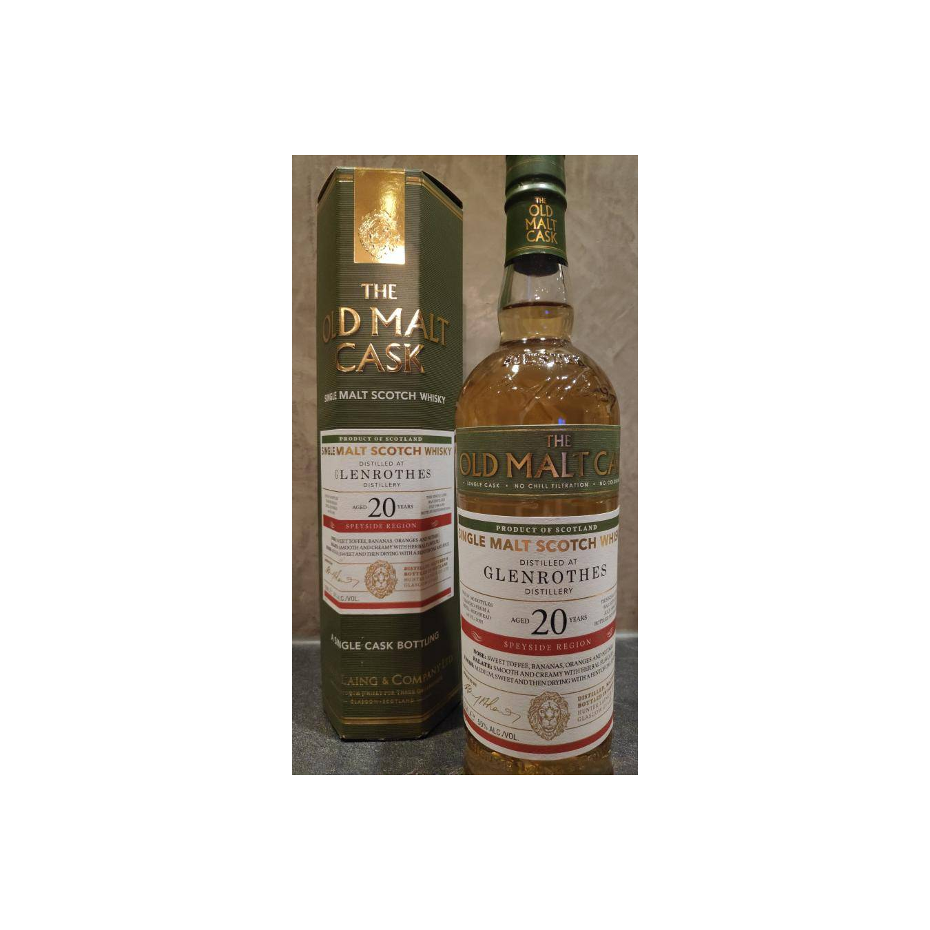 The Glenrothes Old Malt Cask 1996 20 Years Single Malt Whisky
