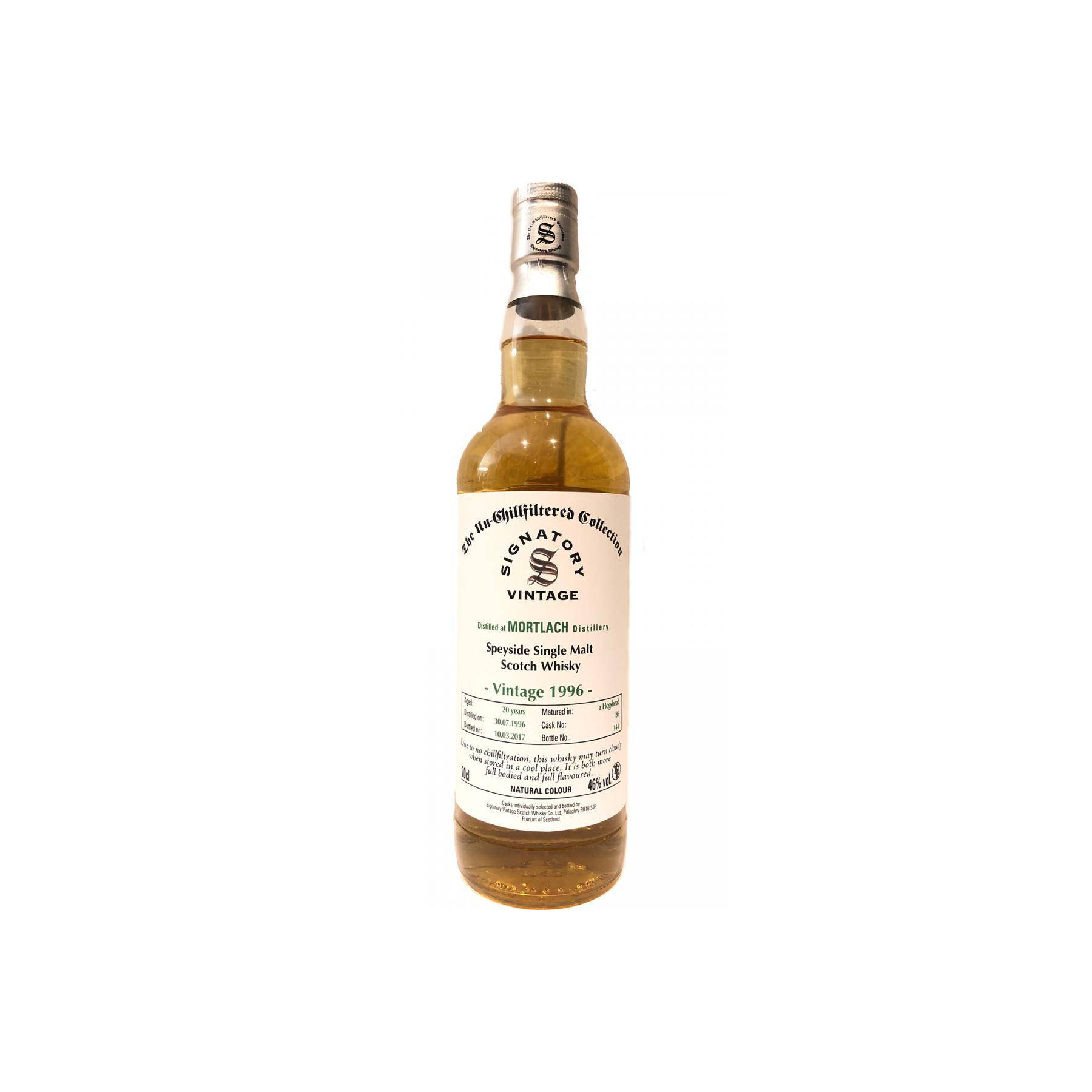 Mortlach The Un-Chillfiltered Collection 1996 20 Years Single Malt Whisky