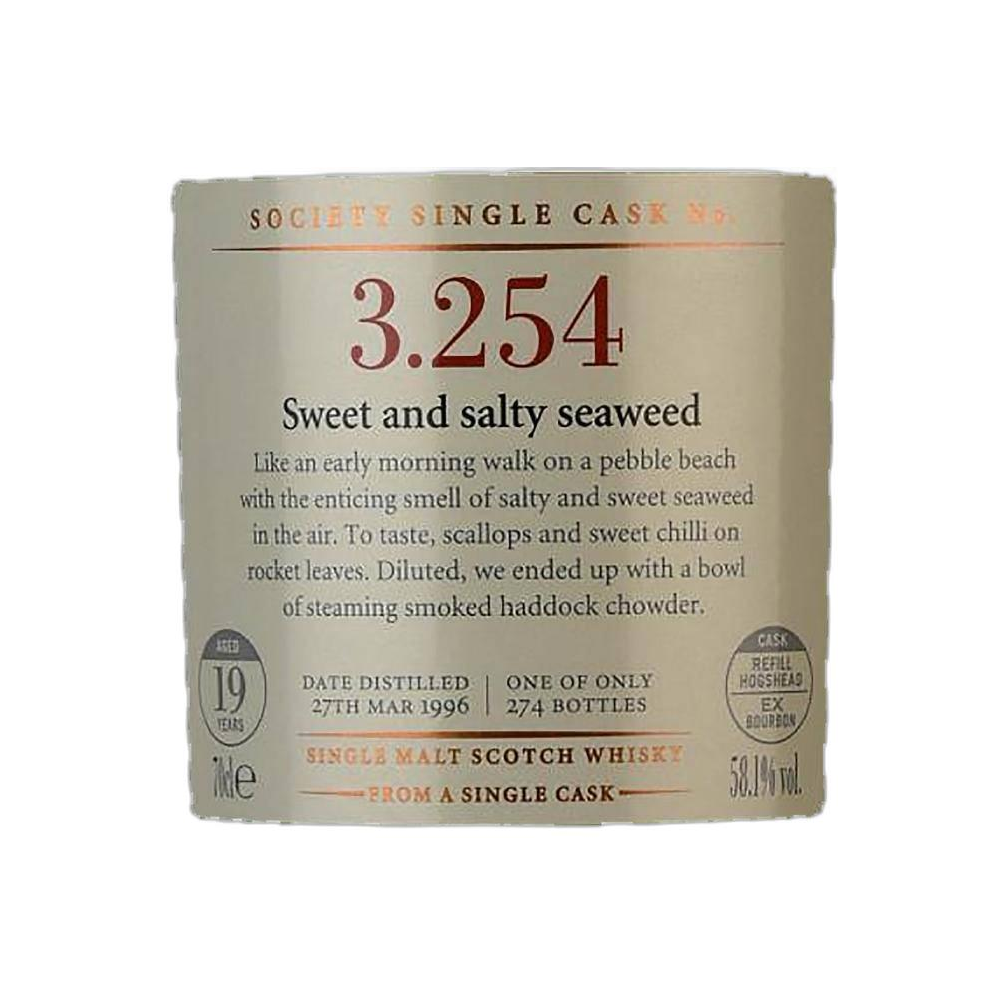 The Scotch Malt Whisky Society 1996 19 Years Single Malt Whisky 2