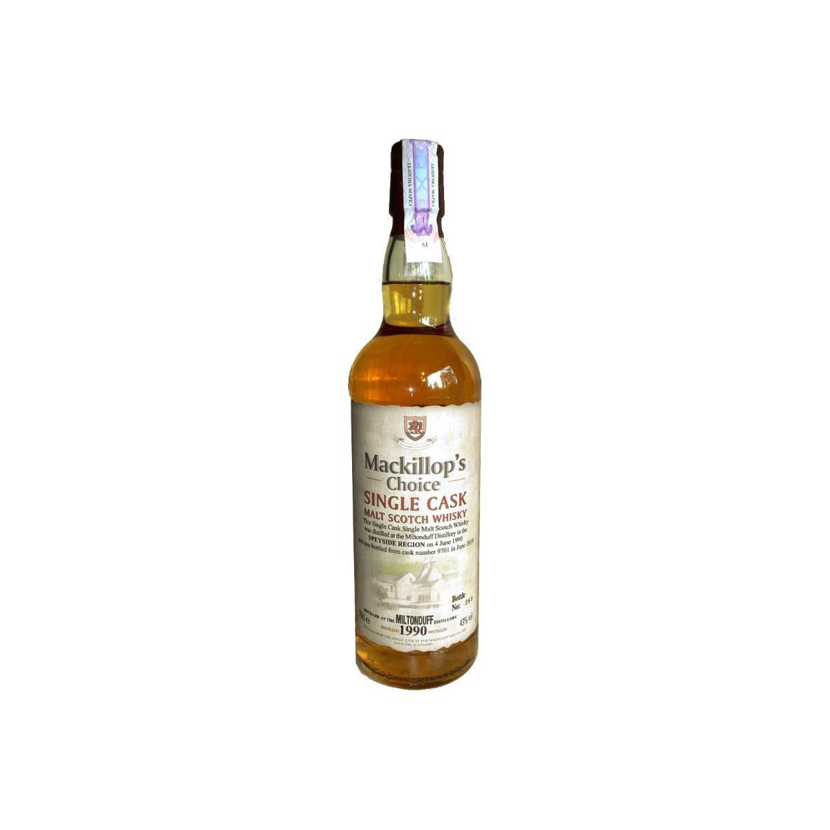 Miltonduff Single Cask 1990 20 Years Single Malt Whisky