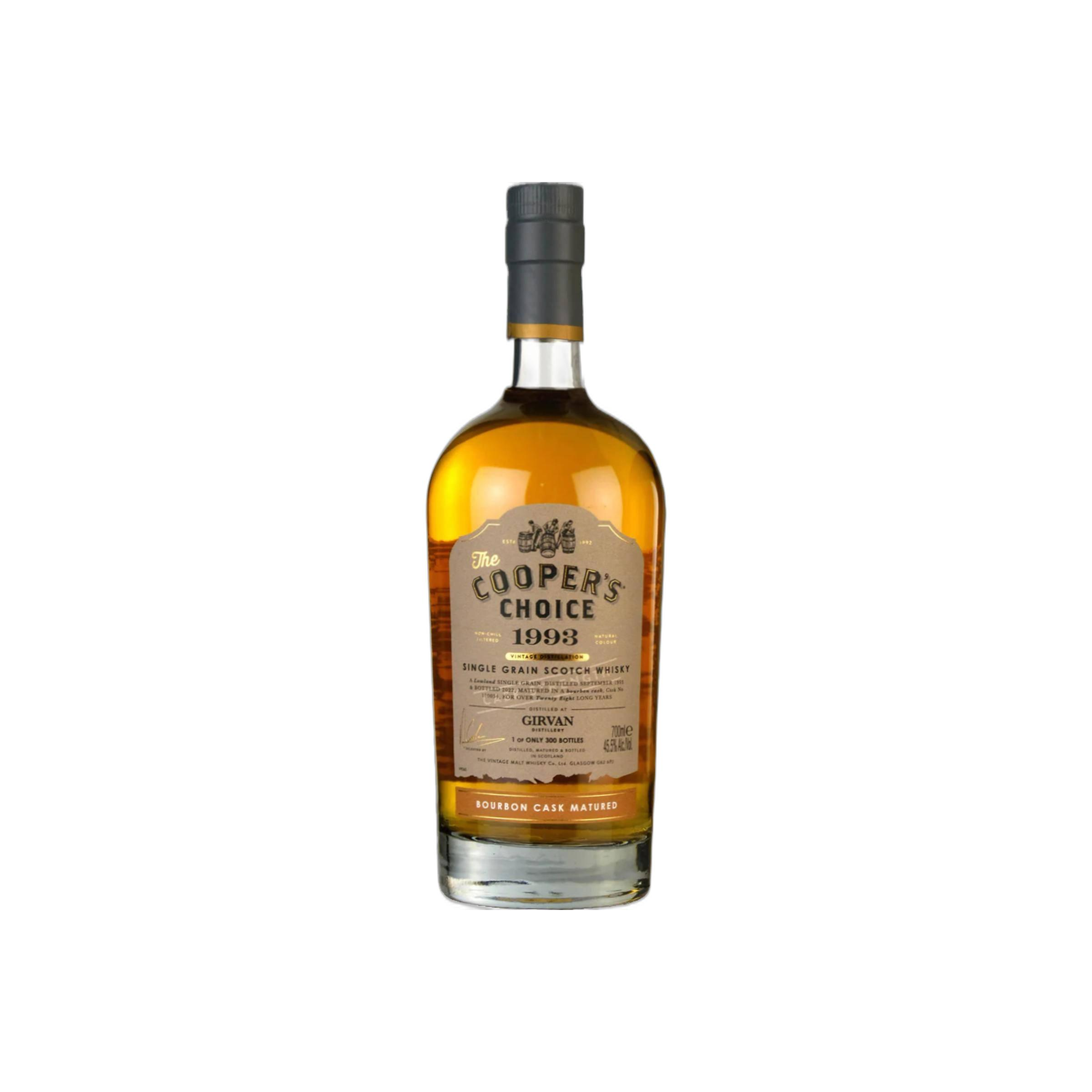 Girvan The Cooper's Choice 1993 28 Years Single Grain Whisky
