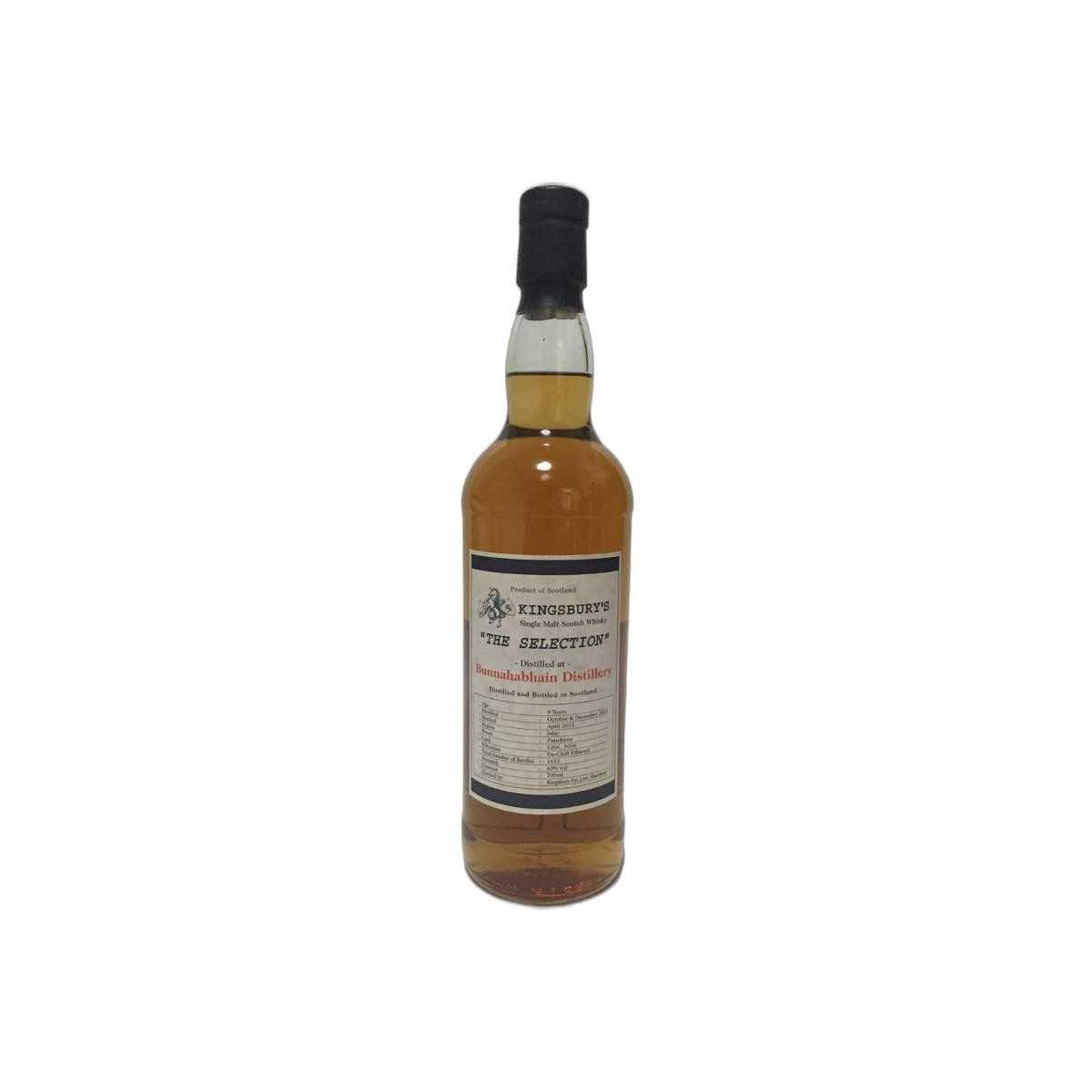 Bunnahabhain 2001 9 Years Single Malt Whisky