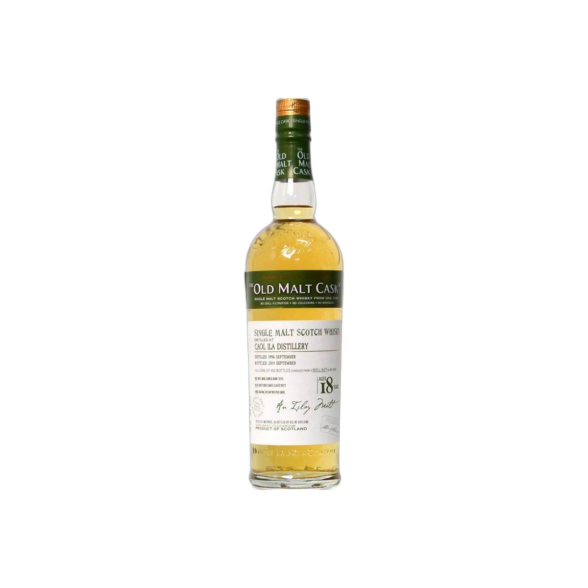 Caol Ila Old Malt Cask 1996 18 Years Single Malt Whisky