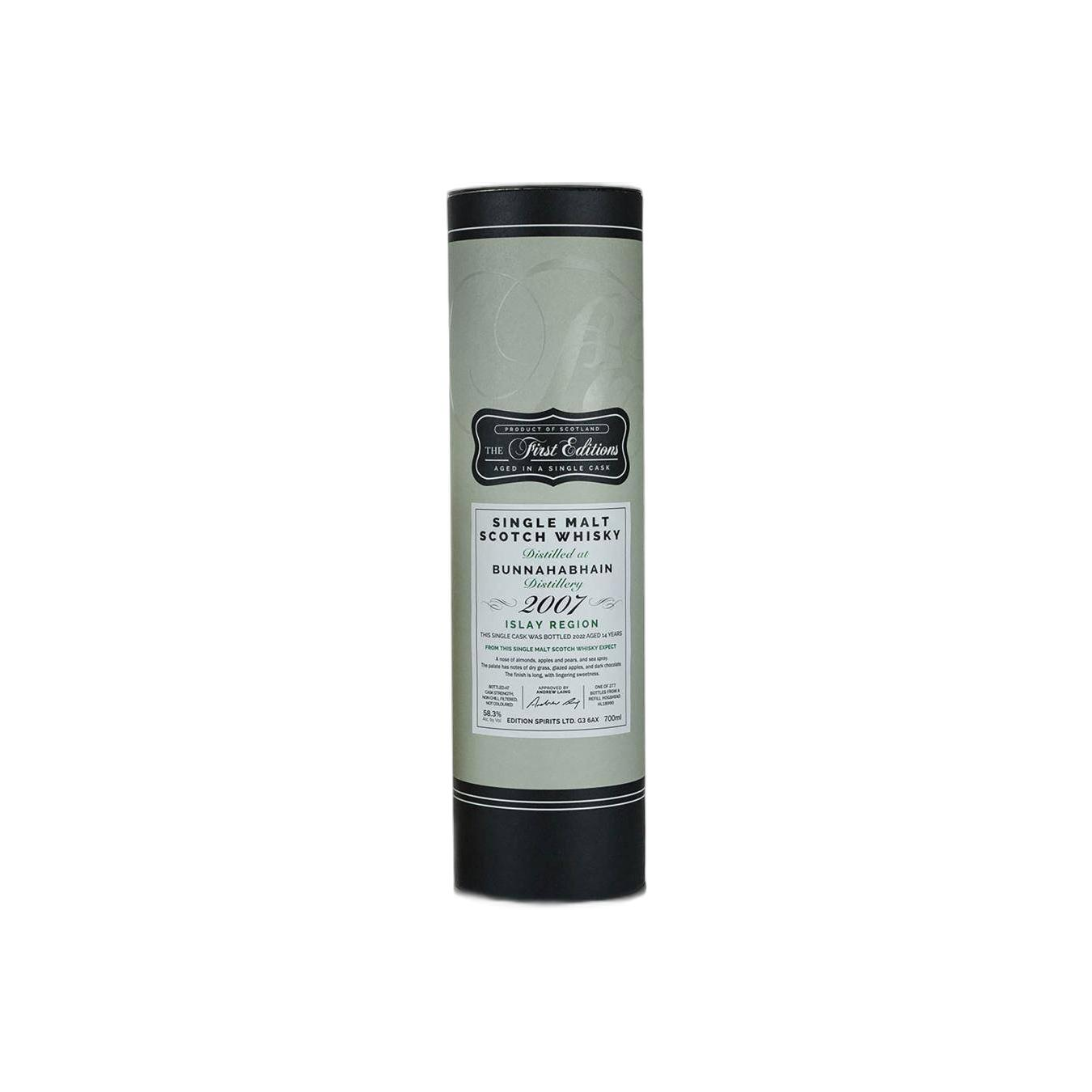 Bunnahabhain The First Editions 2007 14 Years Single Malt Whisky 2