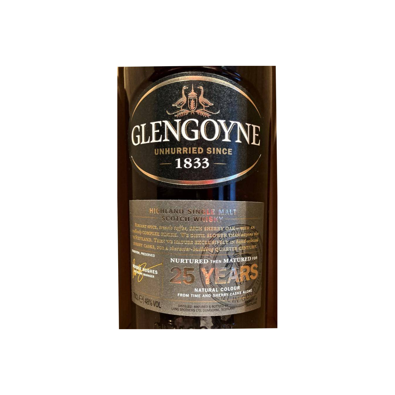 Glengoyne 25 Years Single Malt Whisky 3