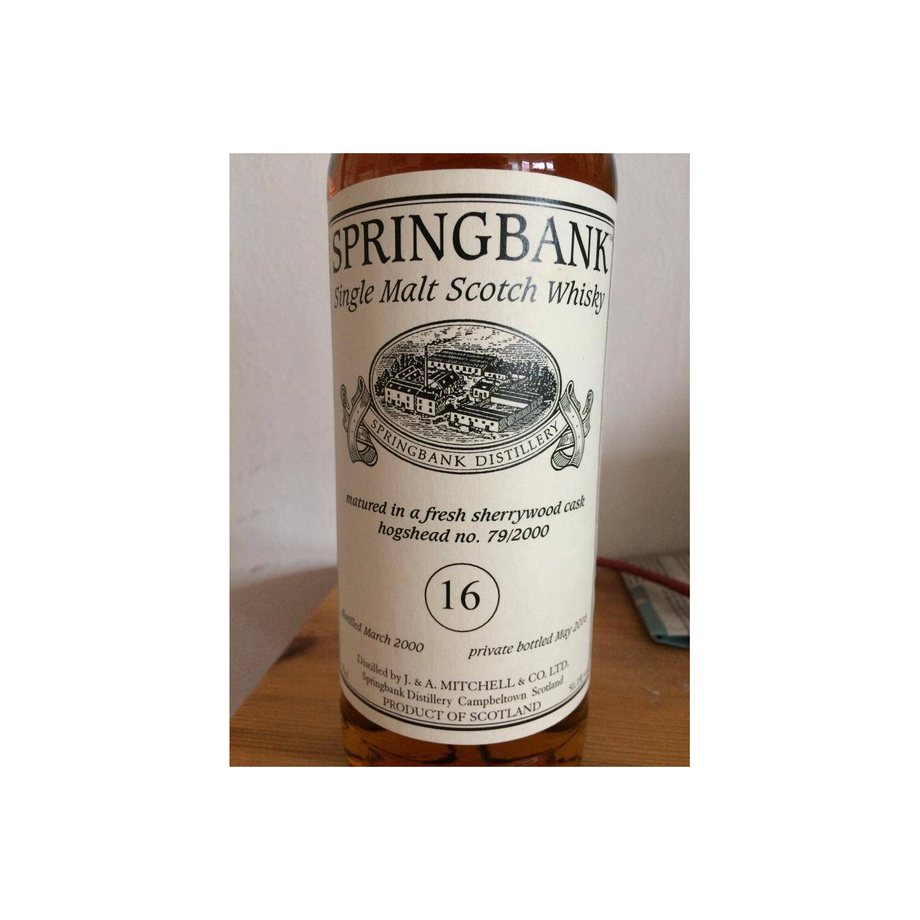 Springbank Private Bottling 2000 16 Years Single Malt Whisky 2