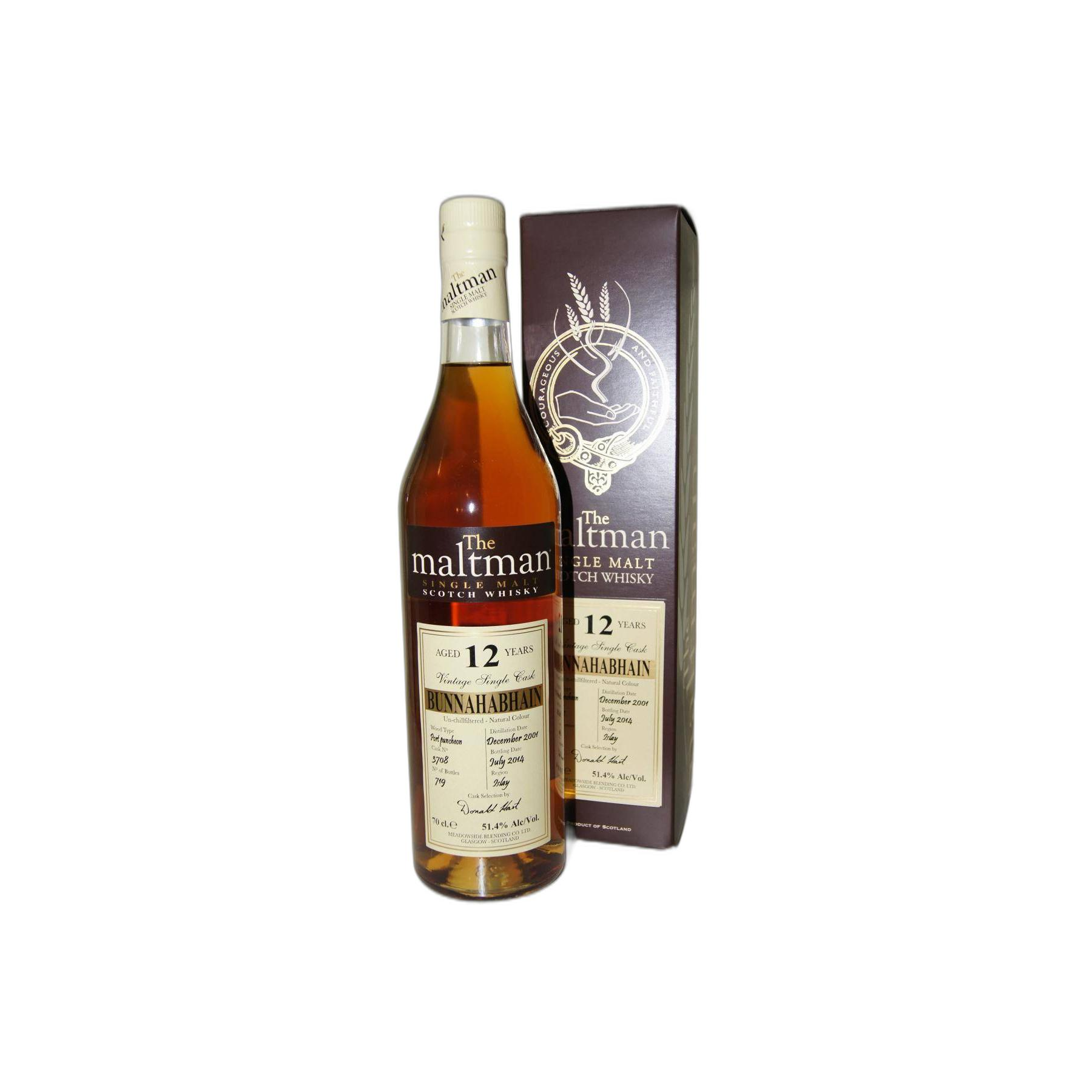 Bunnahabhain 2001 12 Years Single Malt Whisky 3