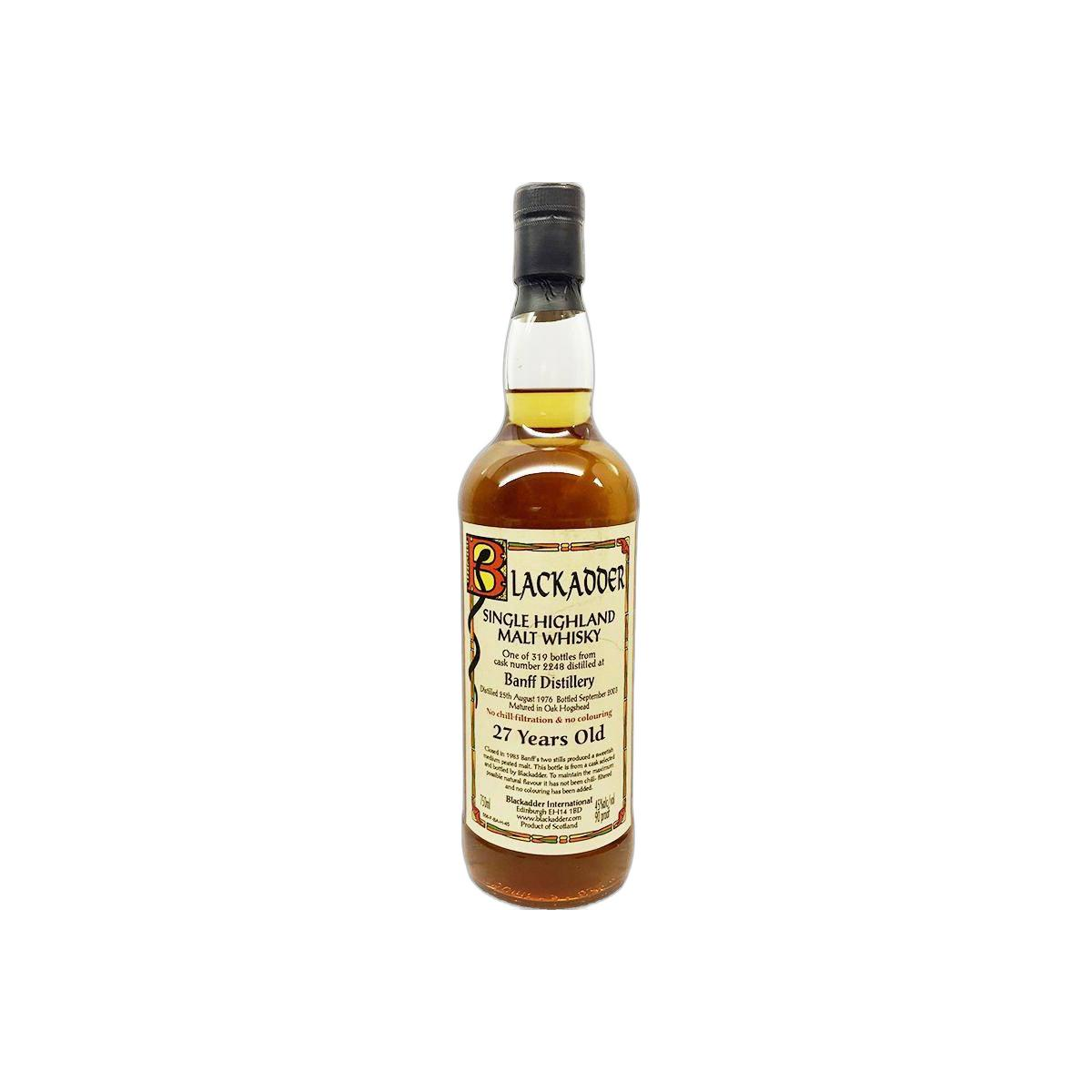 Banff 1976 27 Years Single Malt Whisky