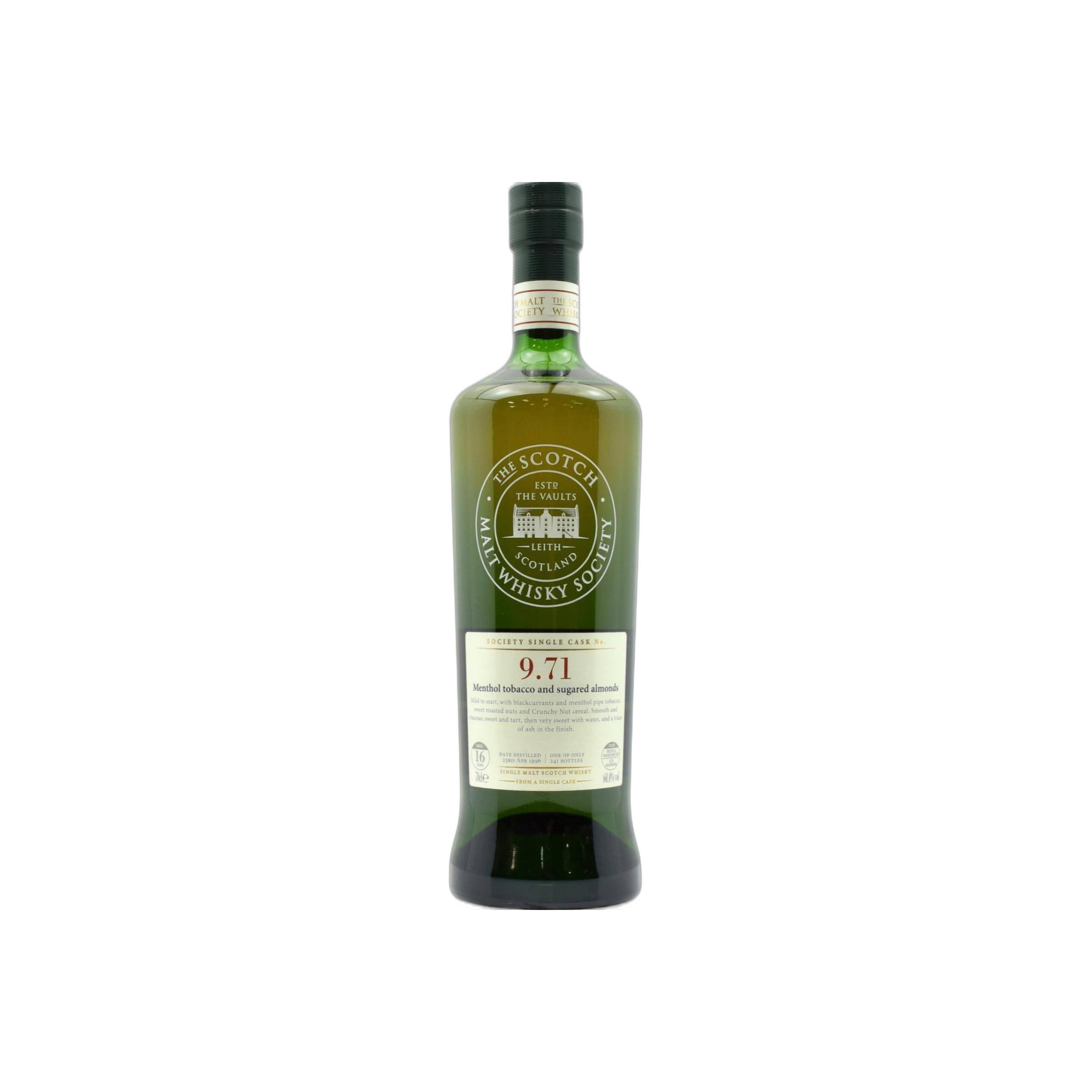 The Scotch Malt Whisky Society 1996 16 Years Single Malt Whisky