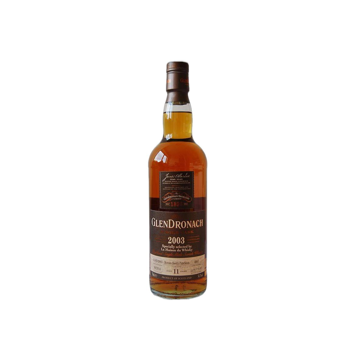 GlenDronach Single Cask 2003 11 Years Single Malt Whisky