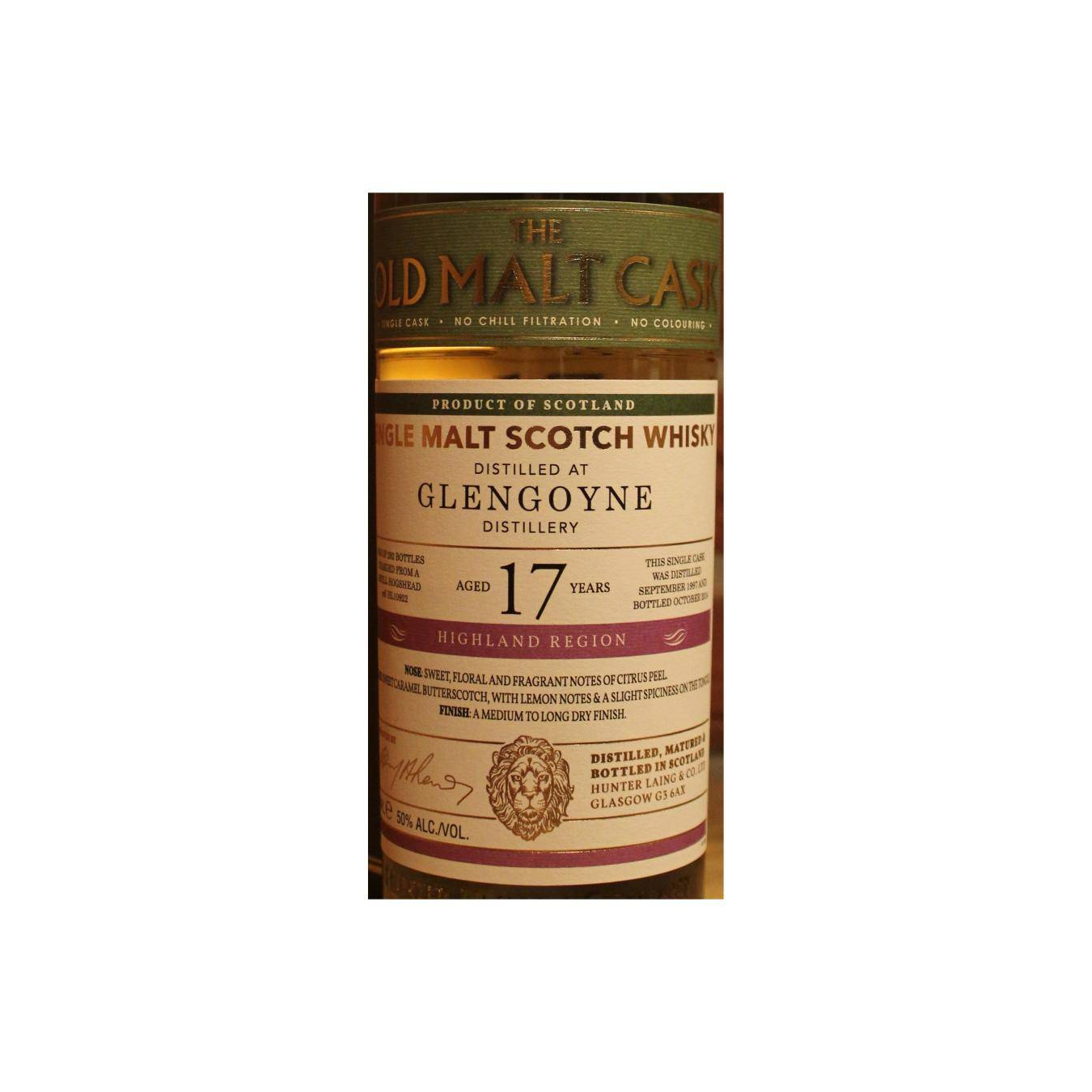 Glengoyne Old Malt Cask 1997 17 Years Single Malt Whisky 2