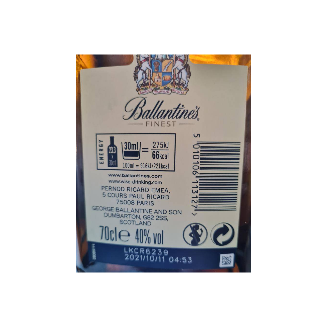 Ballantine's Finest Blended Scotch Whisky