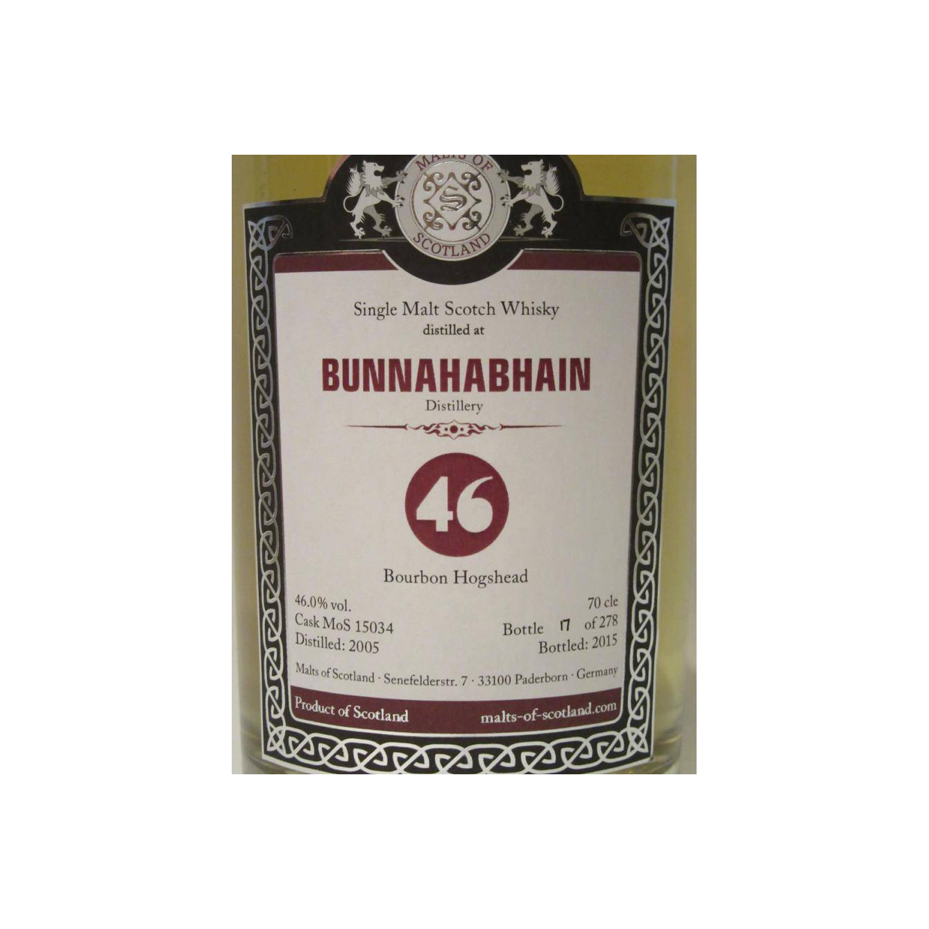 Bunnahabhain 2005 10 Years Single Malt Whisky 2