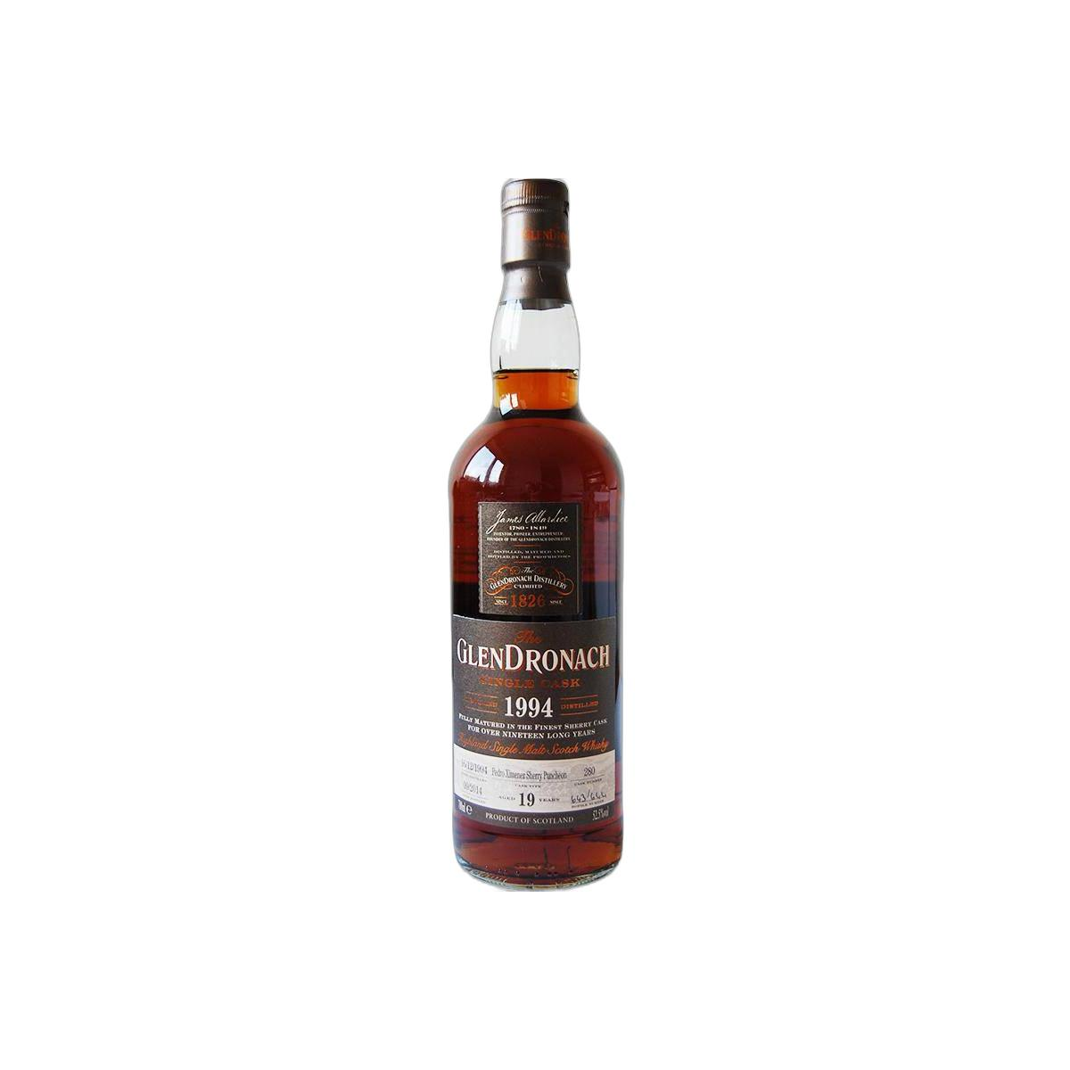GlenDronach Single Cask 1994 19 Years Single Malt Whisky