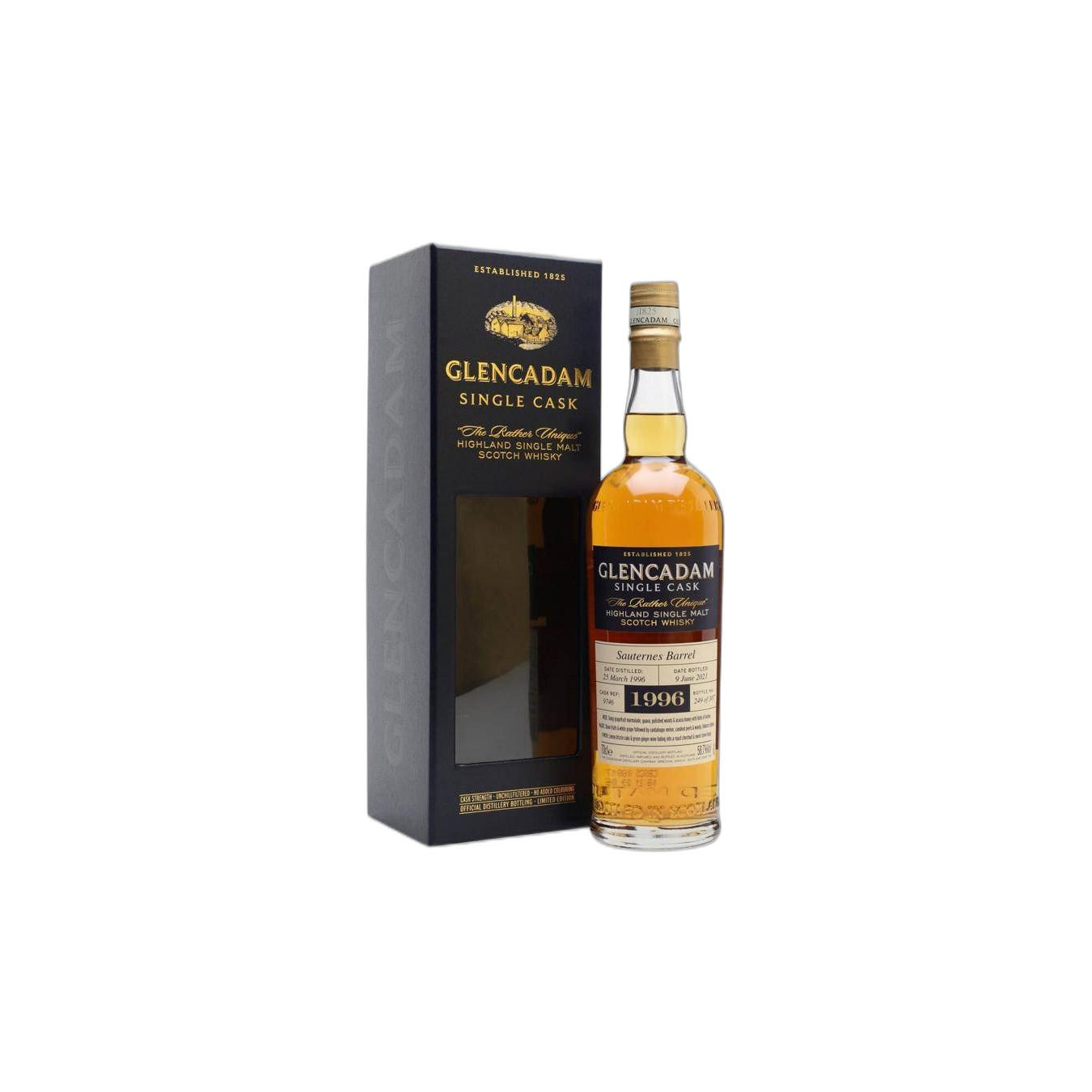 Glencadam Single Cask 1996 25 Years Single Malt Whisky