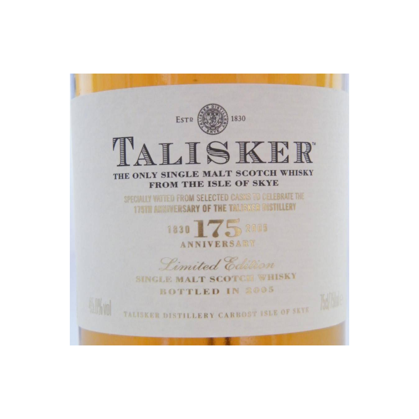 Talisker Limited Edition Single Malt Whisky 3