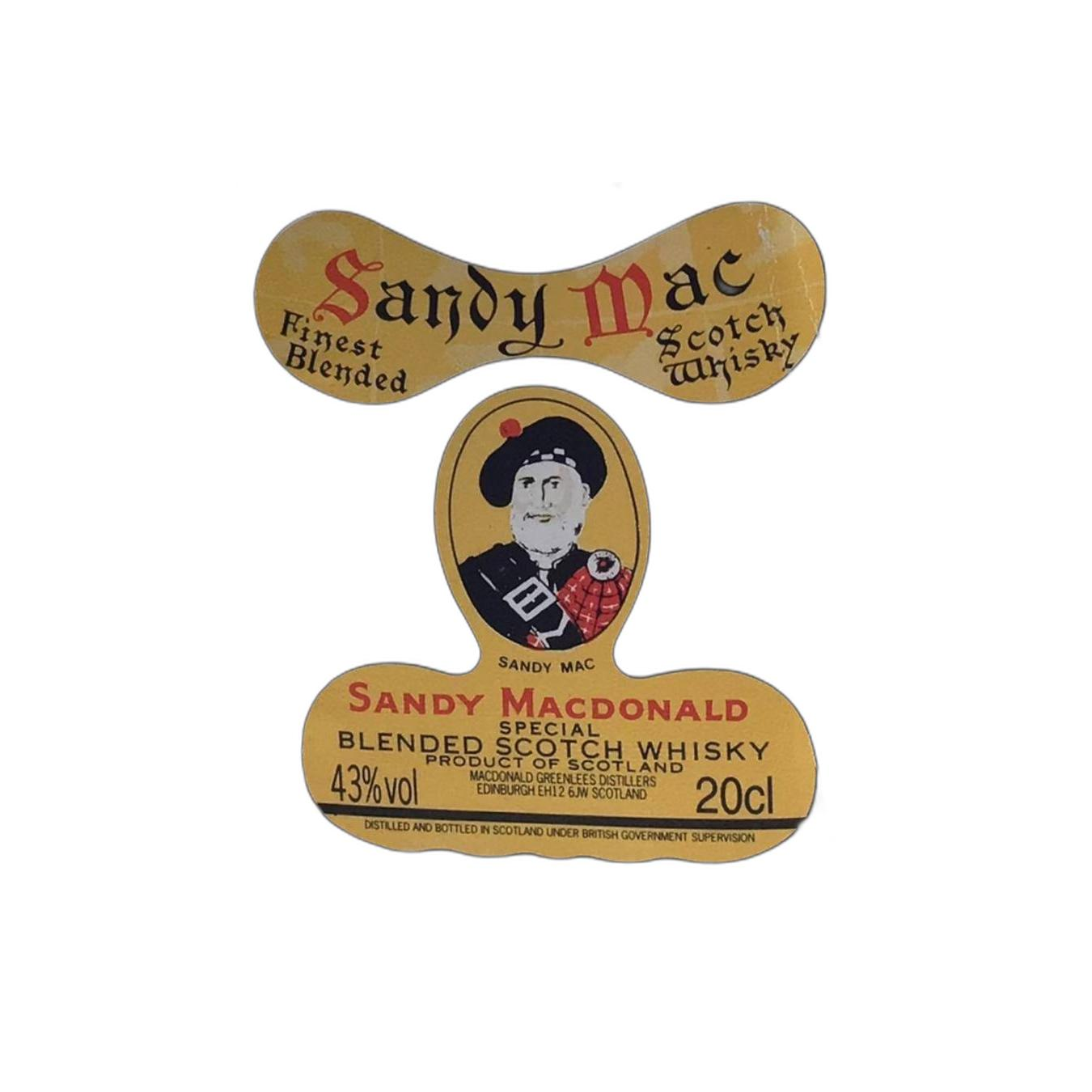 Sandy Macdonald Finest Blended Scotch Whisky