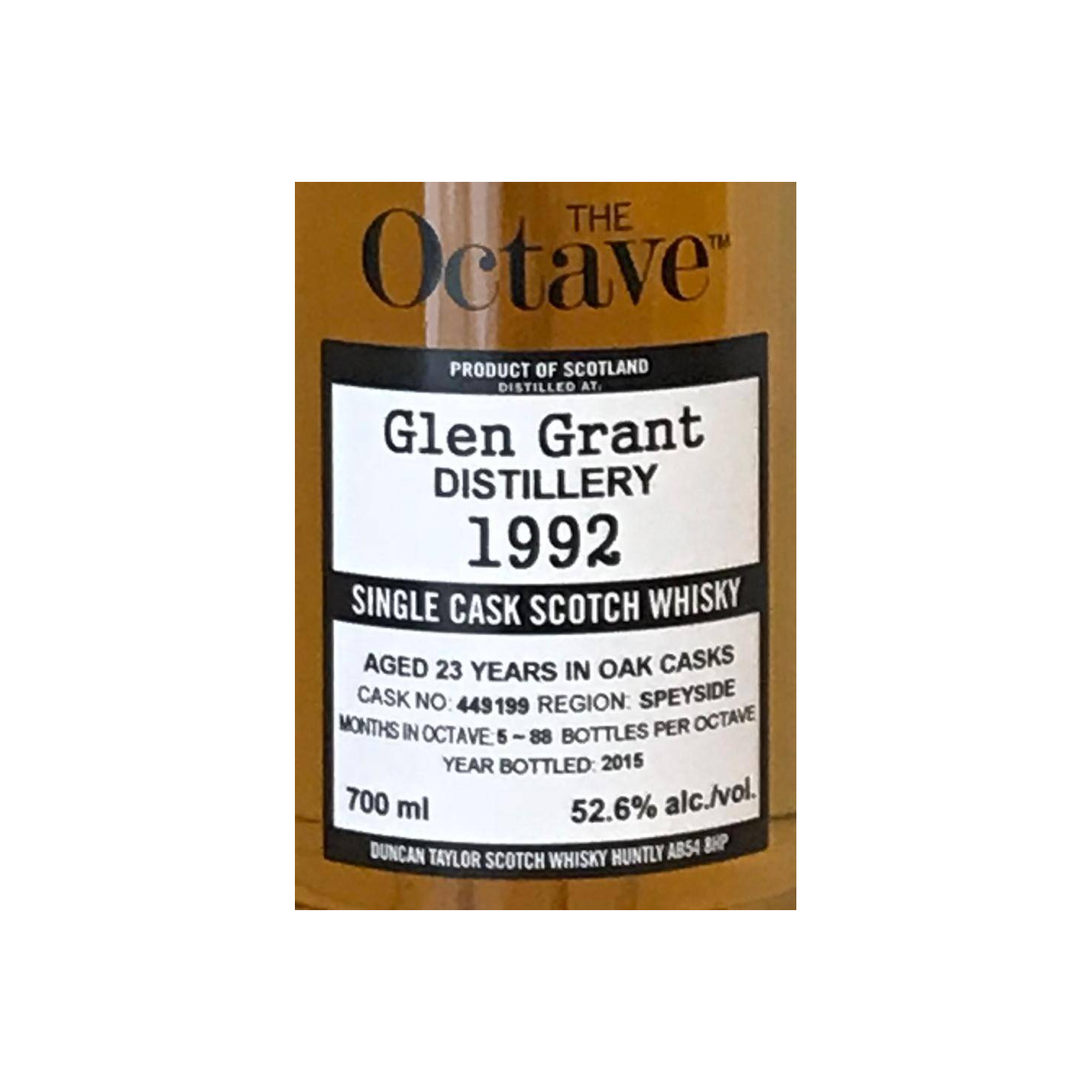 Glen Grant The Octave 1992 23 Years Single Malt Whisky 2