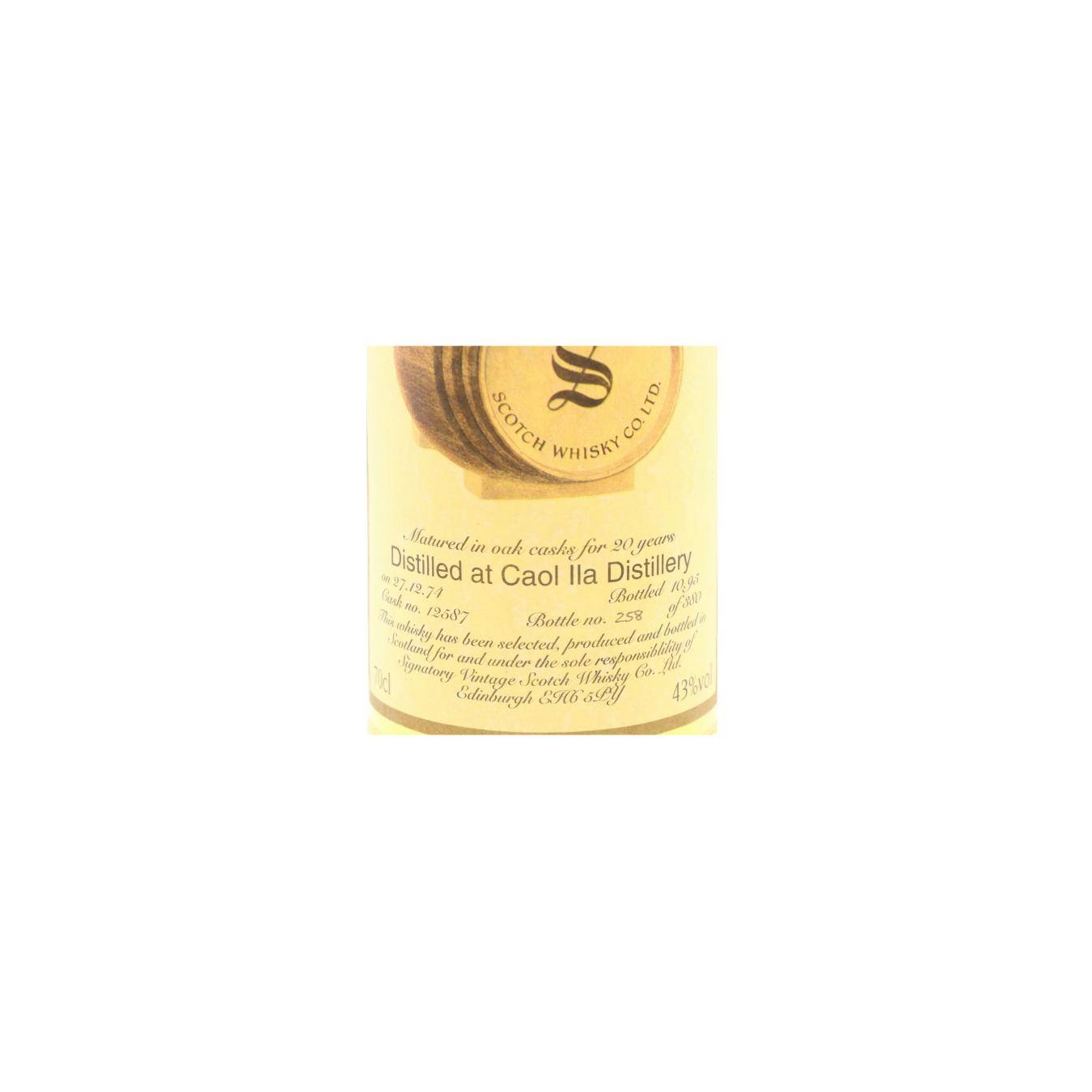 Caol Ila Vintage Collection 1974 20 Years Single Malt Whisky 2