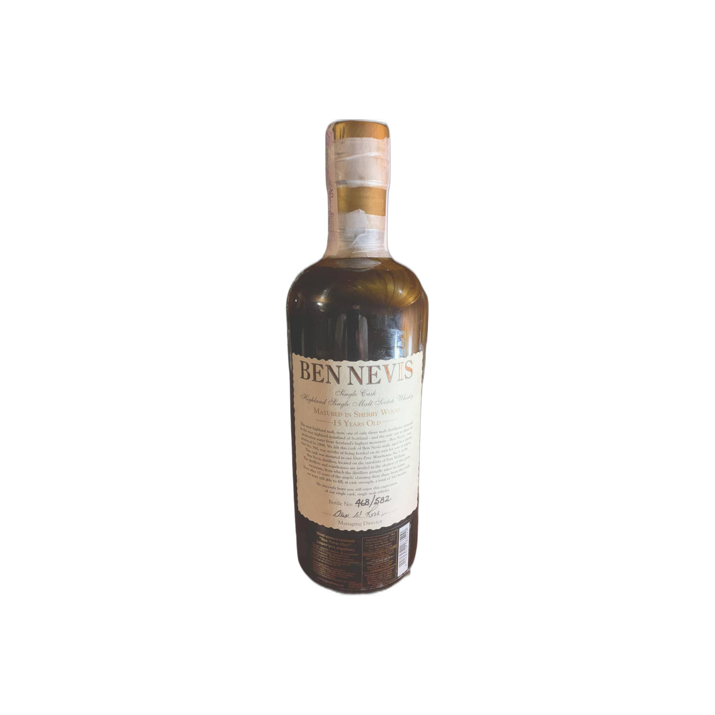 Ben Nevis Single Cask 1998 15 Years Single Malt Whisky 2