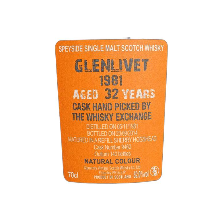 The Glenlivet Cask Strength Collection 1981 32 Years Single Malt Whisky 2