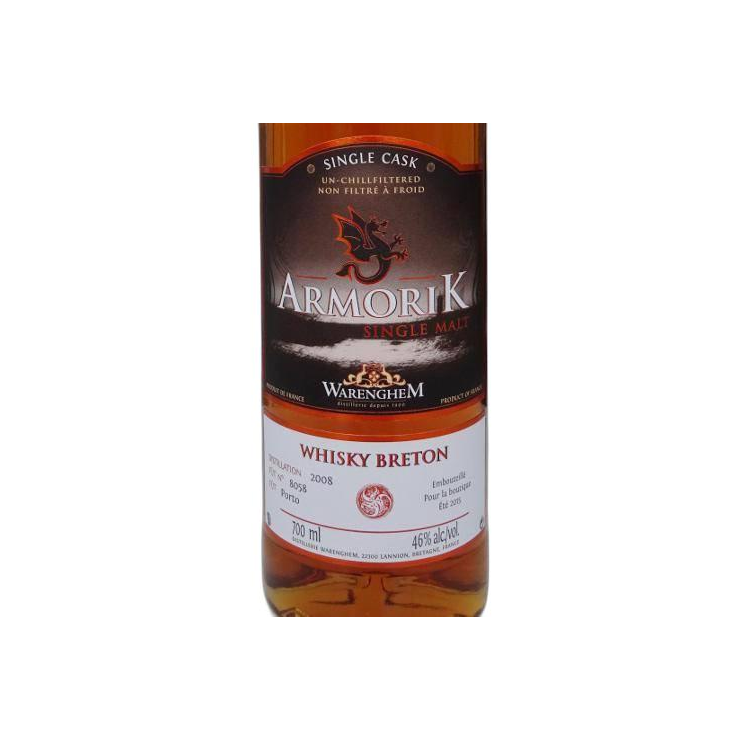 Armorik Single Cask 2008 7 Years Single Malt Whisky 2