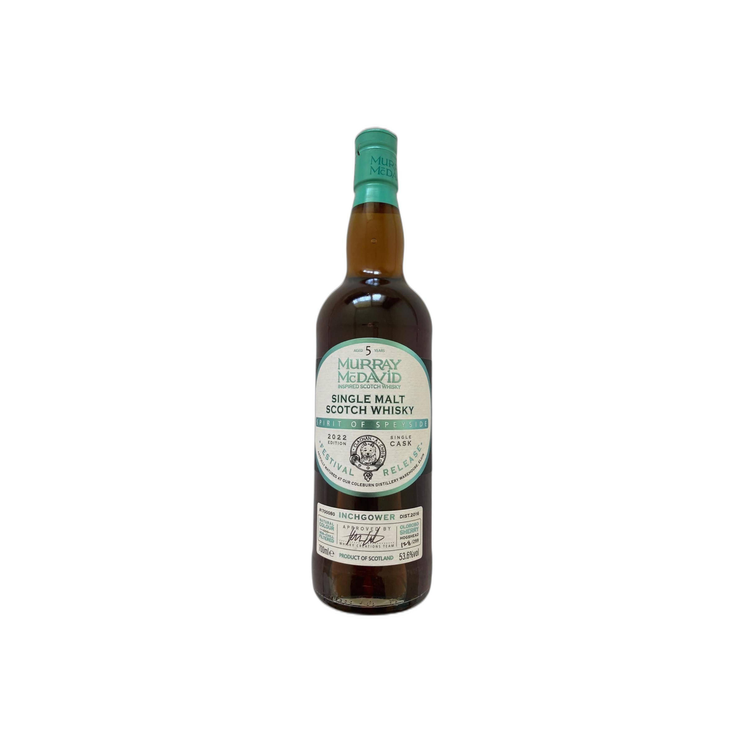 Inchgower 2016 5 Years Single Malt Whisky