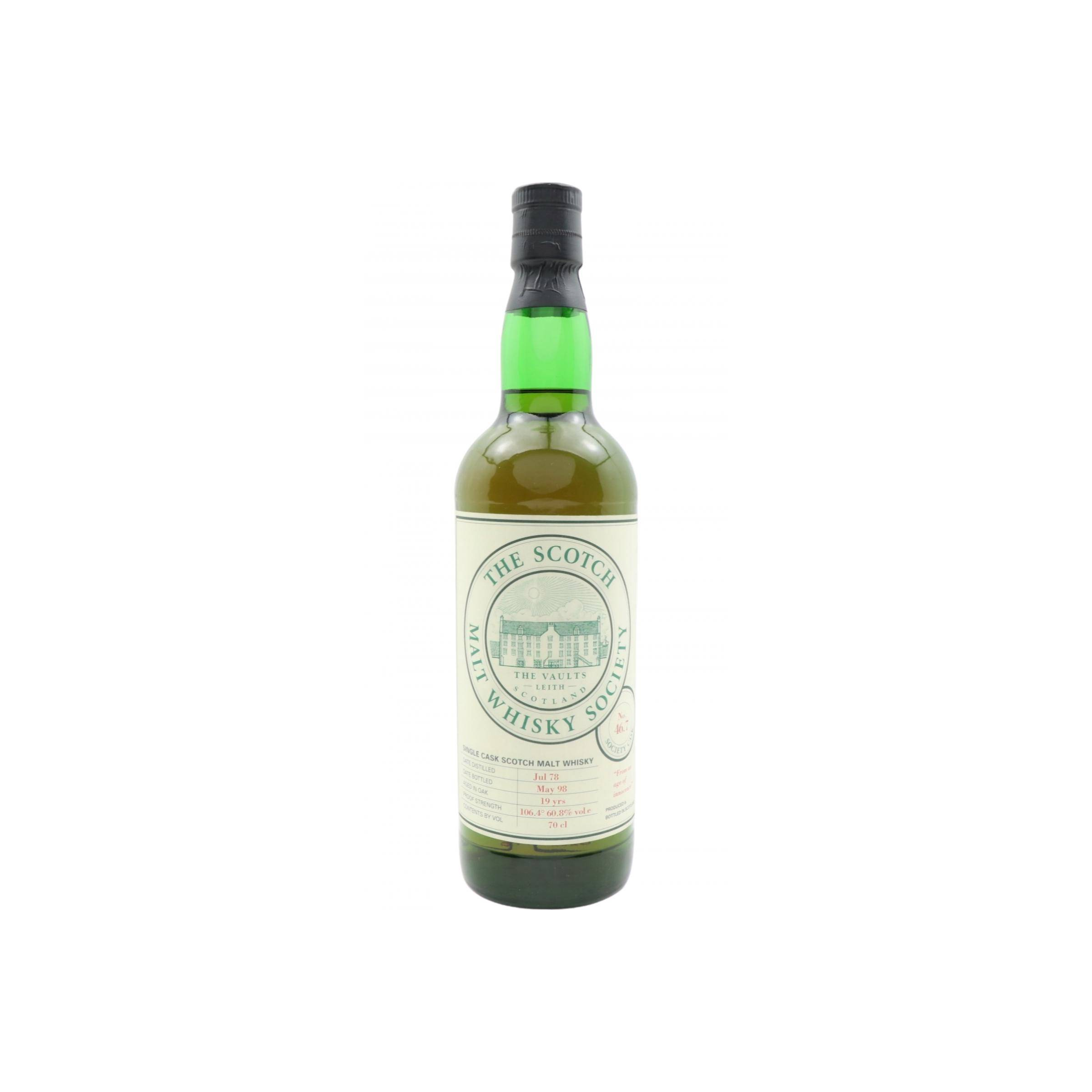 The Scotch Malt Whisky Society 1978 19 Years Single Malt Whisky