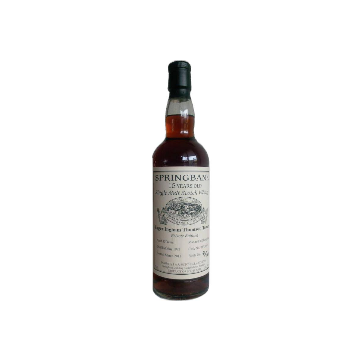 Springbank Private Bottling 1995 15 Years Single Malt Whisky