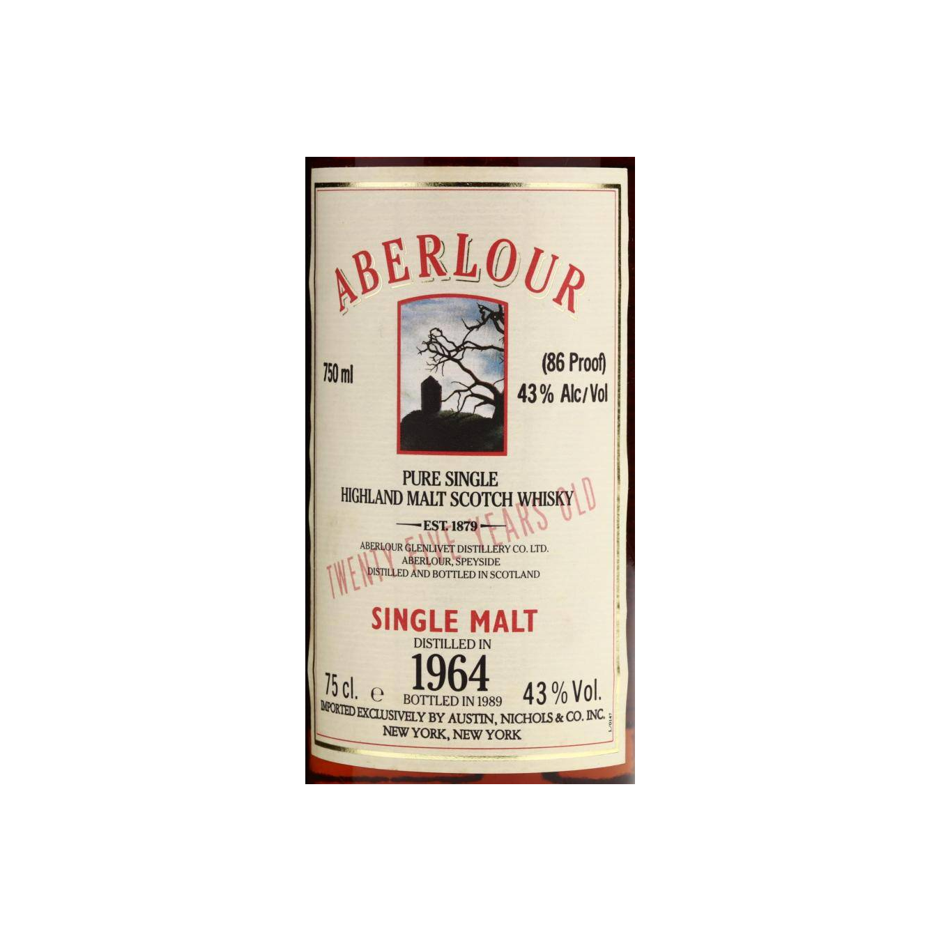 Aberlour 1964 25 Years Single Malt Whisky