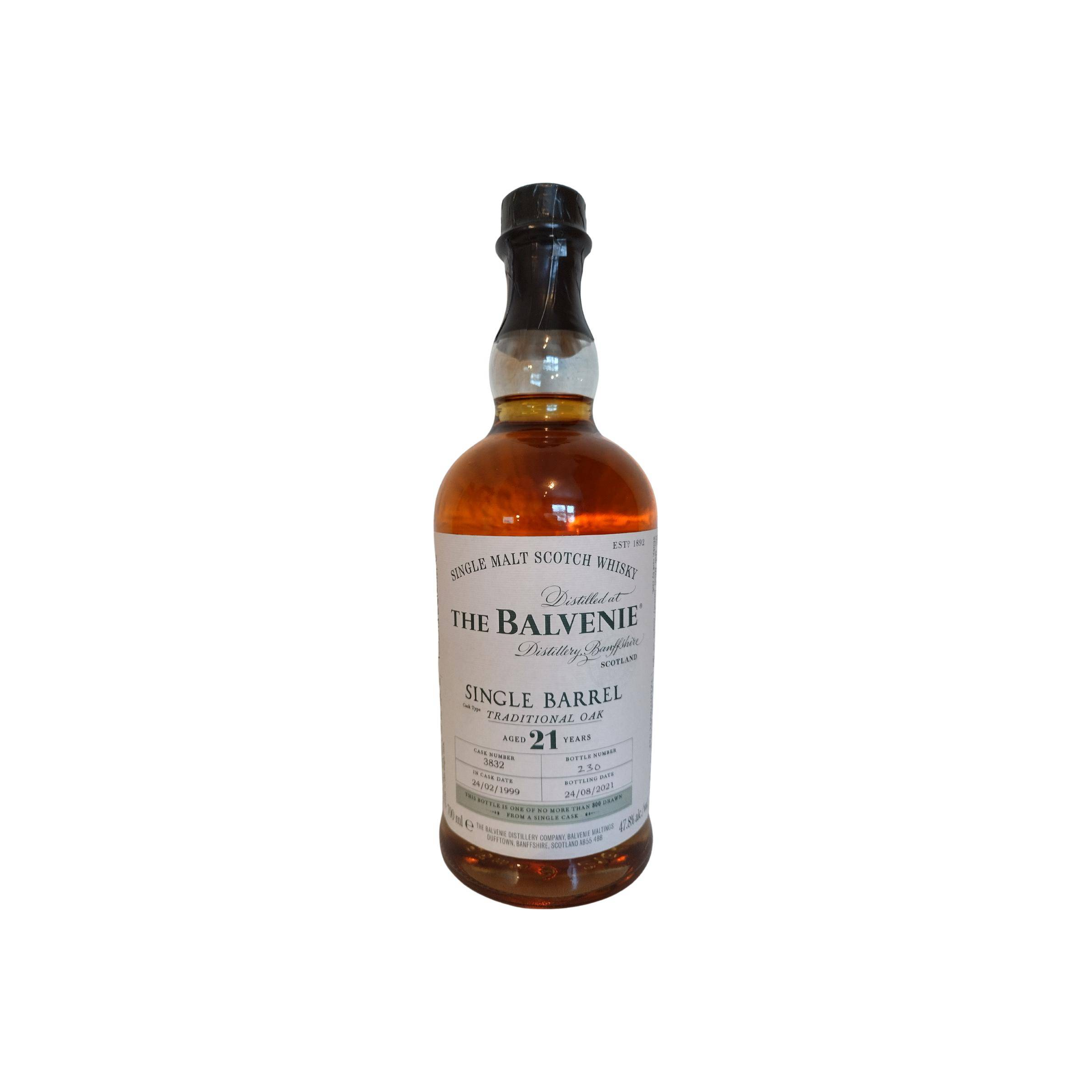 The Balvenie 1999 21 Years Single Malt Whisky
