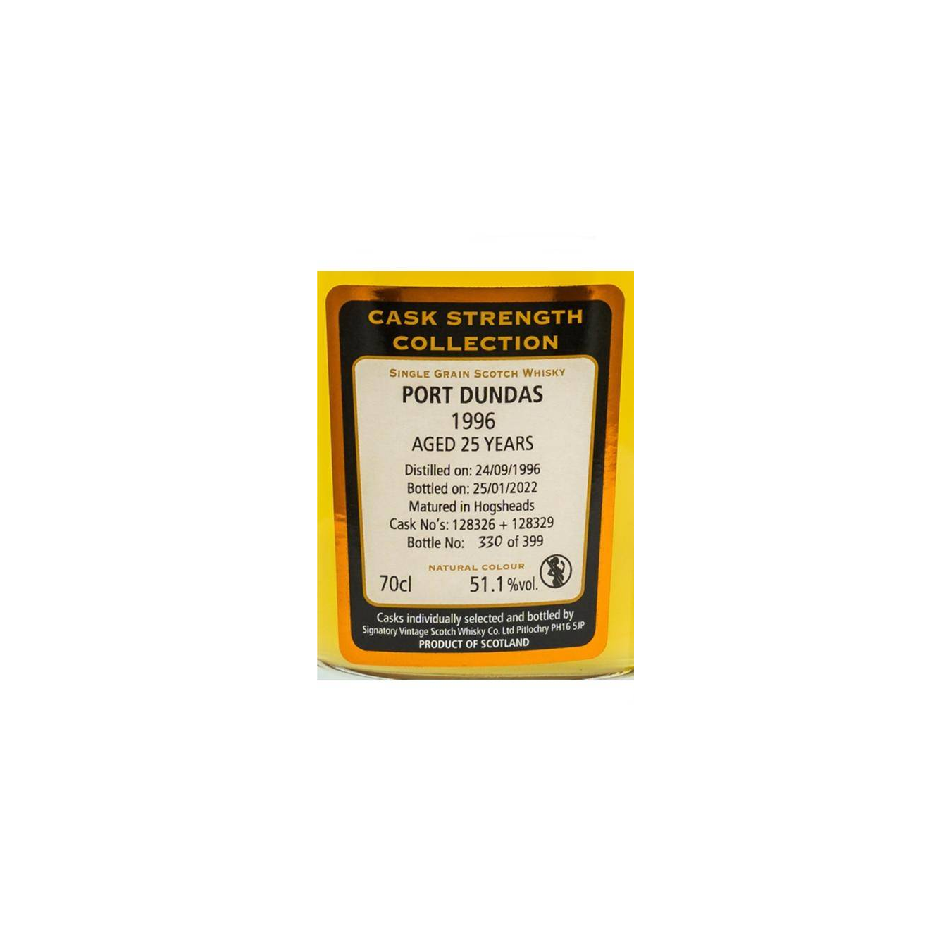 Port Dundas Cask Strength Collection 1996 25 Years Single Grain Whisky 3