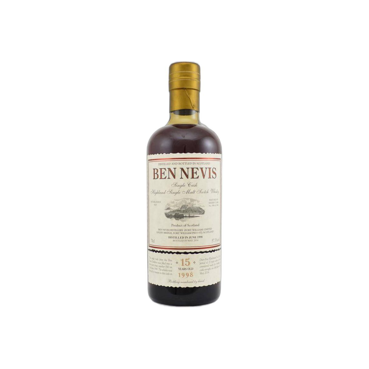 Ben Nevis Single Cask 1998 15 Years Single Malt Whisky