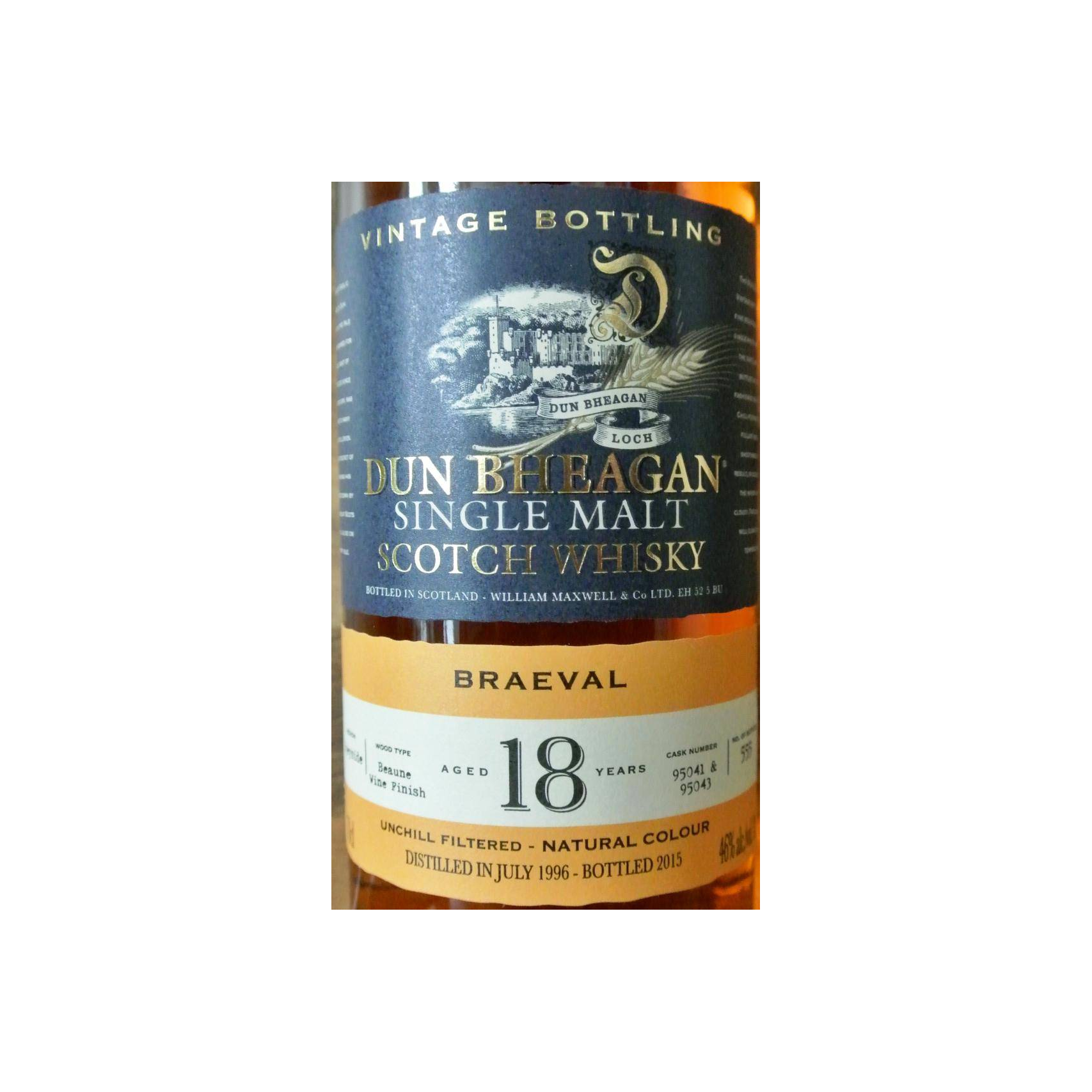 Braeval 1996 18 Years Single Malt Whisky 3