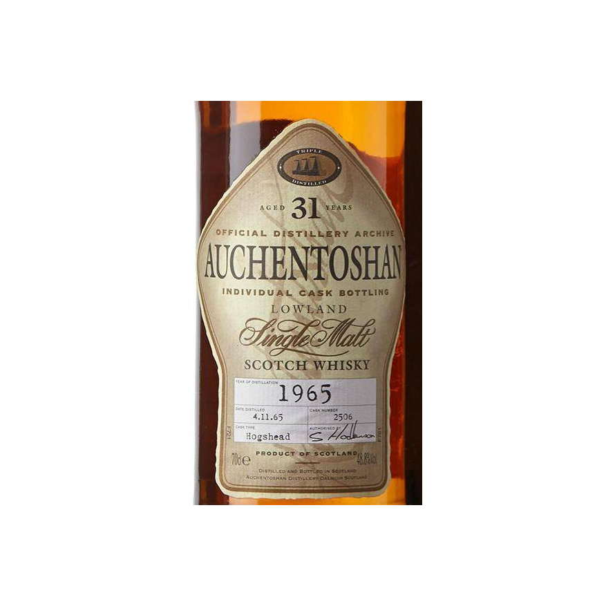 Auchentoshan Individual Cask Bottling 1965 31 Years Single Malt Whisky 2