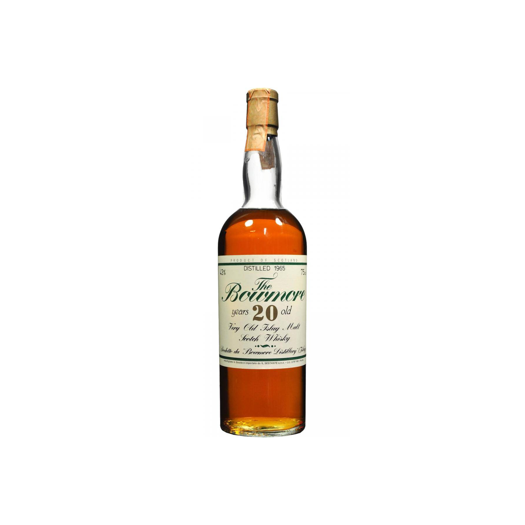 Bowmore 1965 20 Years Single Malt Whisky