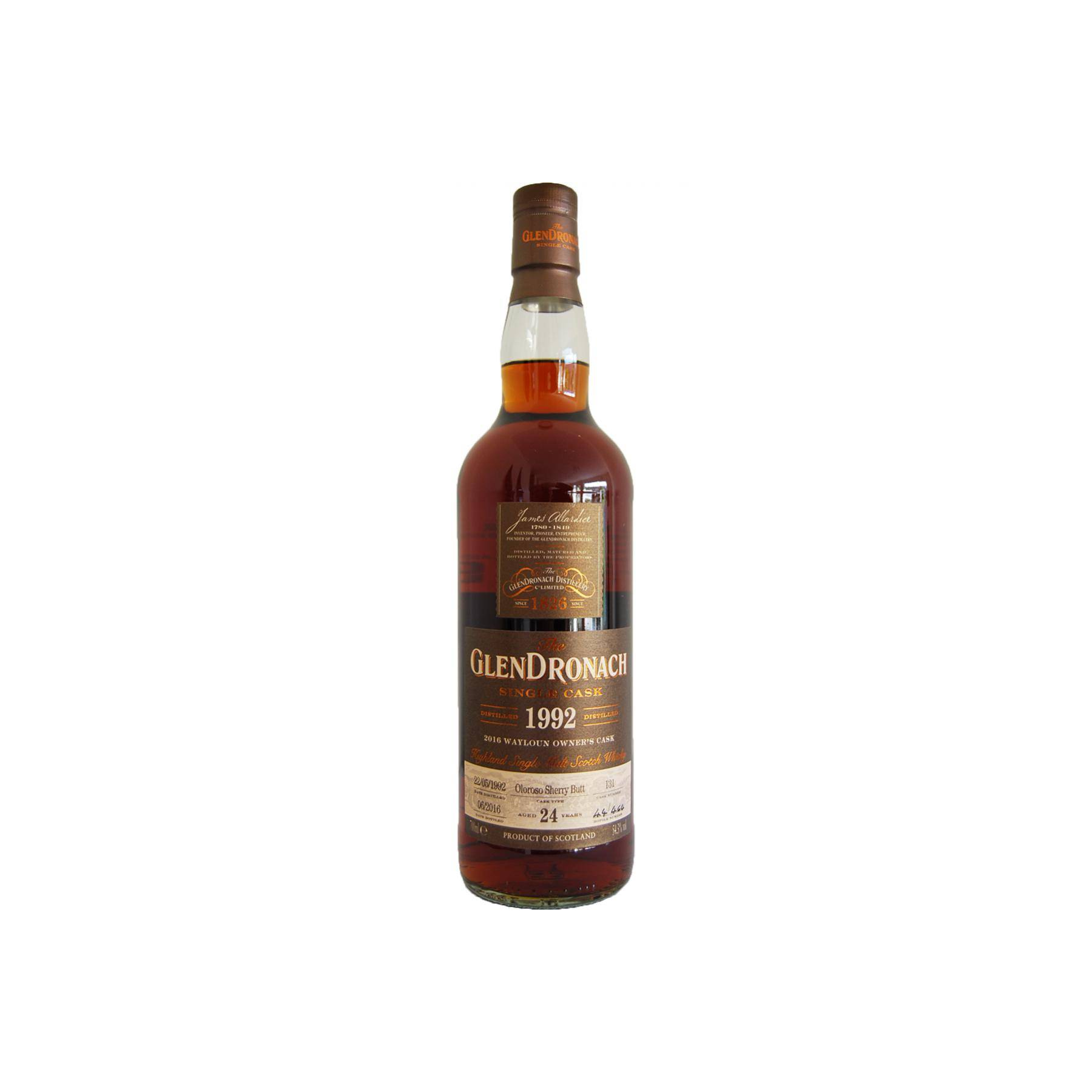GlenDronach Single Cask 1992 24 Years Single Malt Whisky
