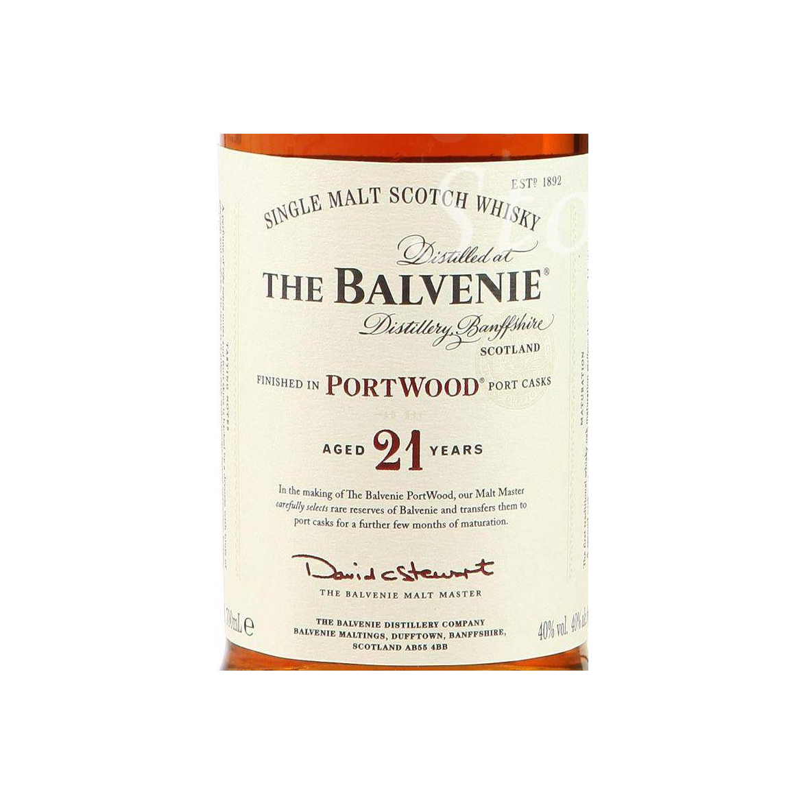 The Balvenie 21 Years Single Malt Whisky 2