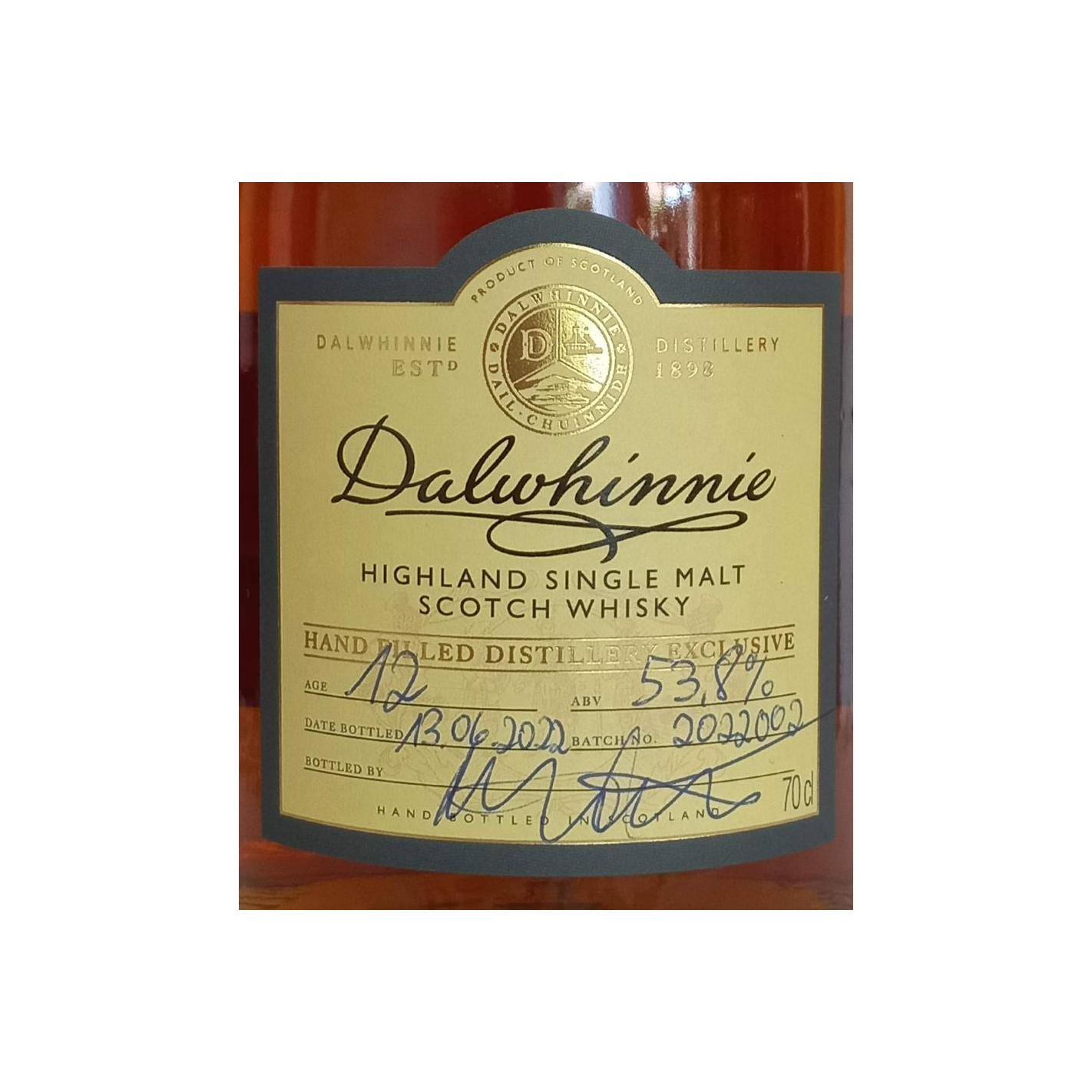 Dalwhinnie 12 Years Single Malt Whisky 3
