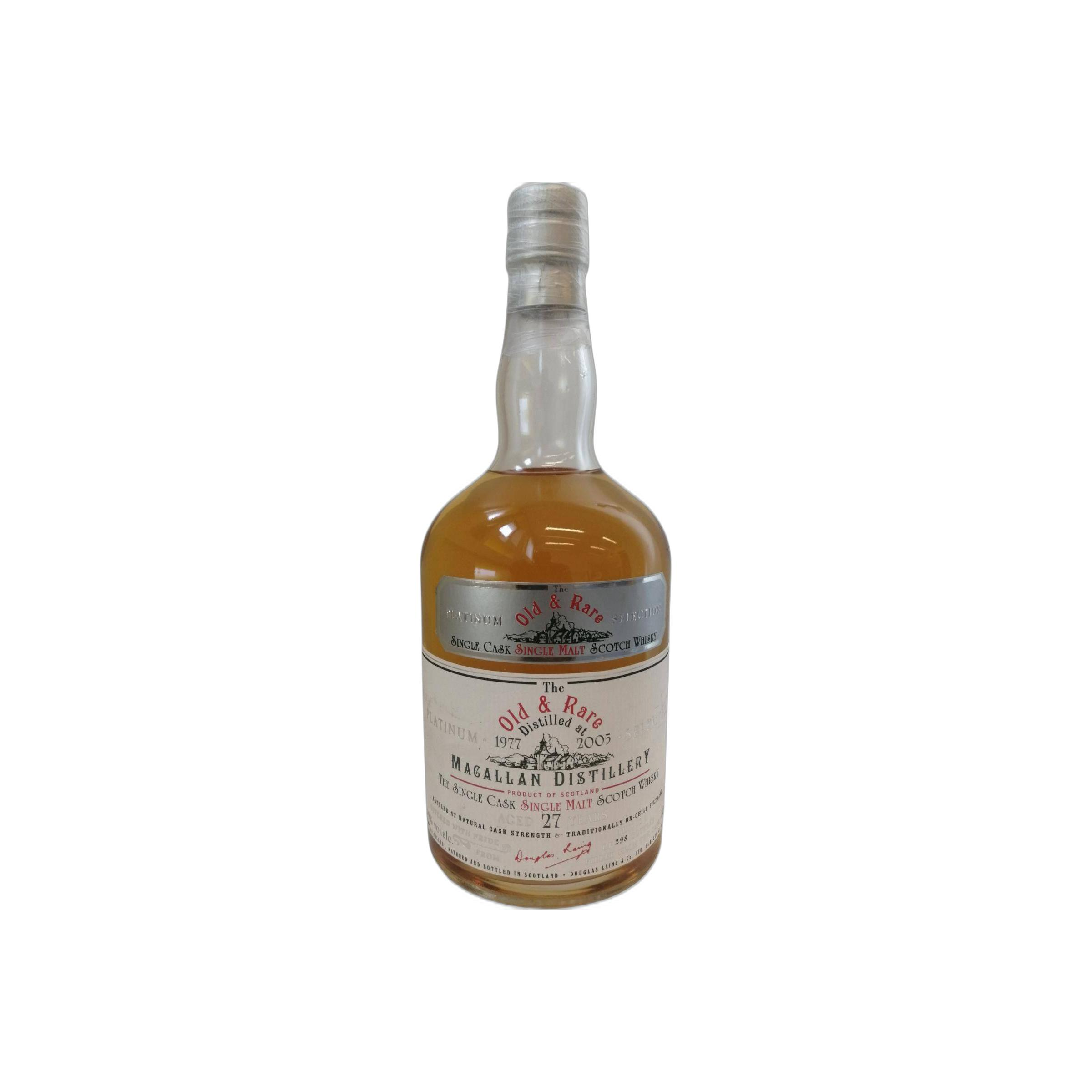 The Macallan 1977 27 Years Single Malt Whisky