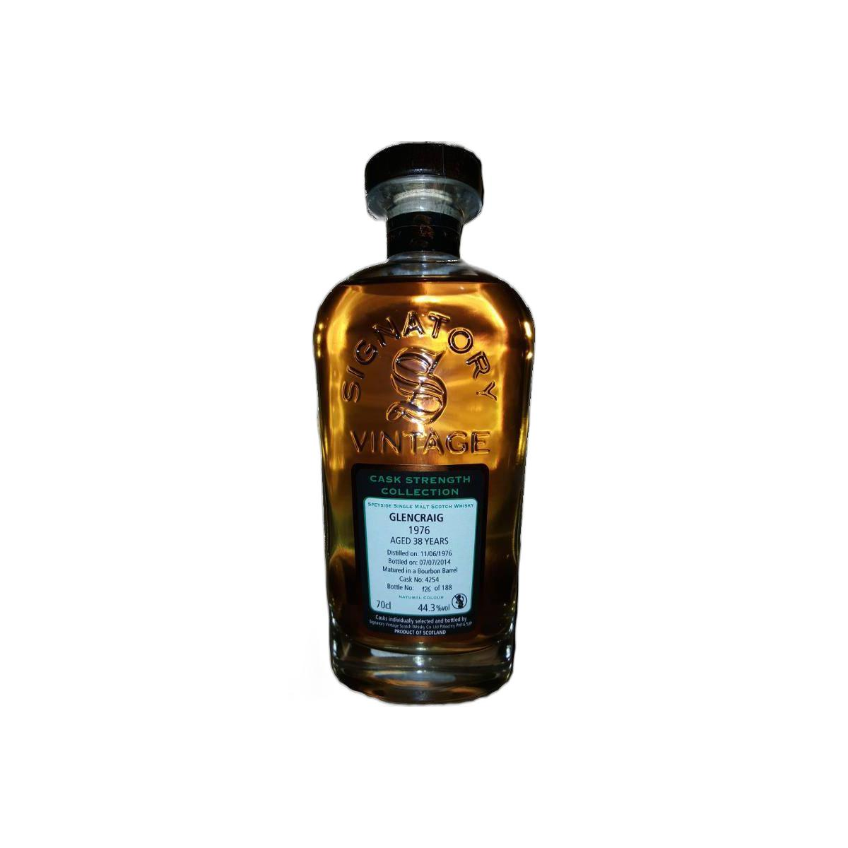 Glenburgie Cask Strength Collection 1976 38 Years Single Malt Whisky
